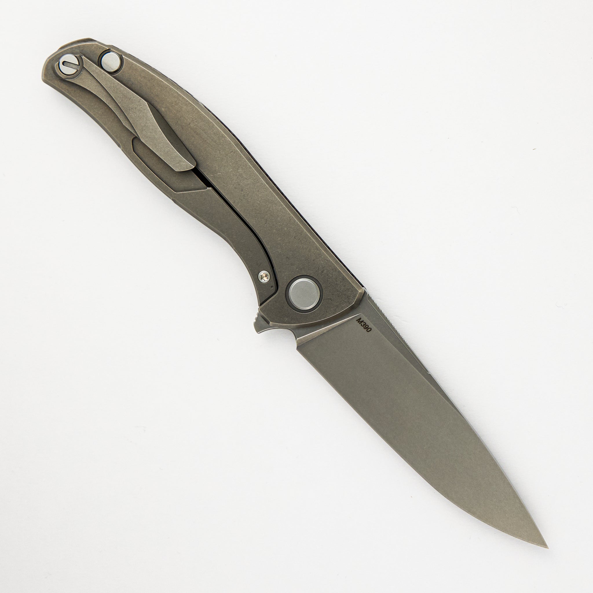 Shirogorov Hati R - Brown Alutex Handle - M390 Blade - MRBS