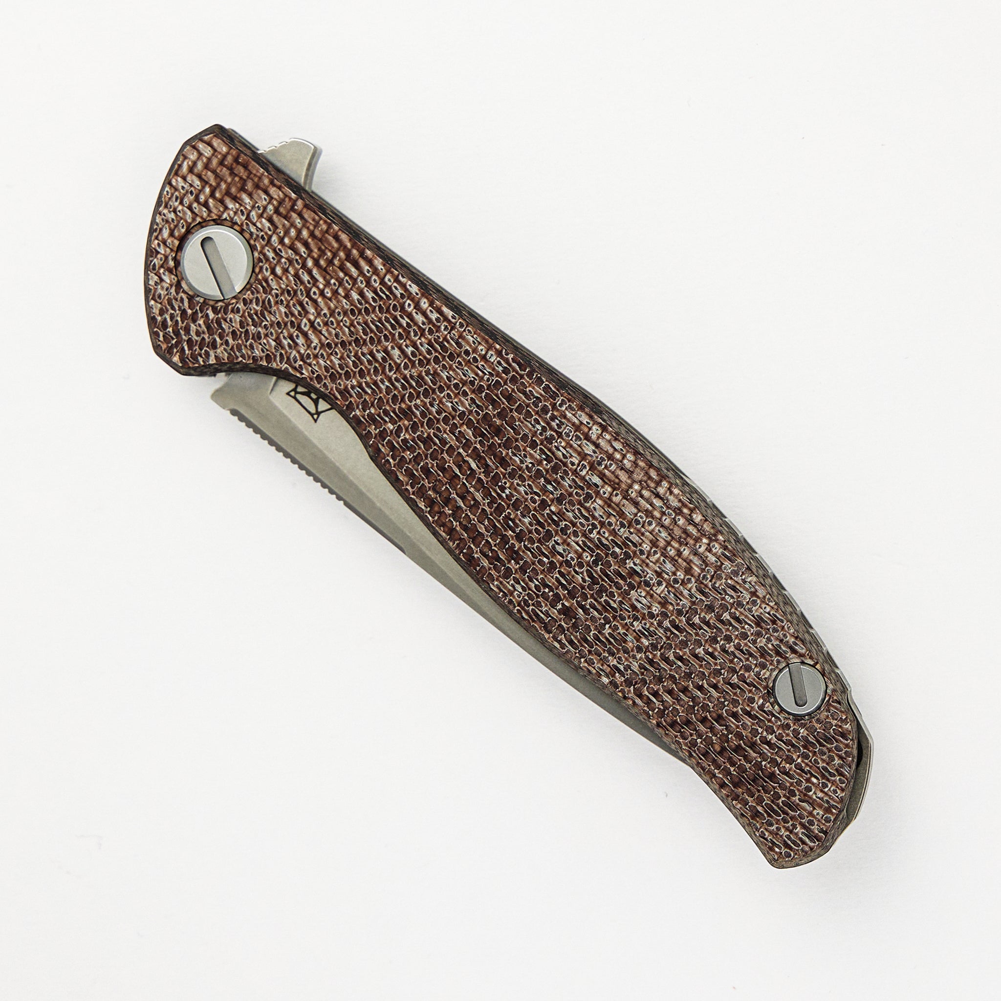 Shirogorov Hati R - Brown Alutex Handle - M390 Blade - MRBS