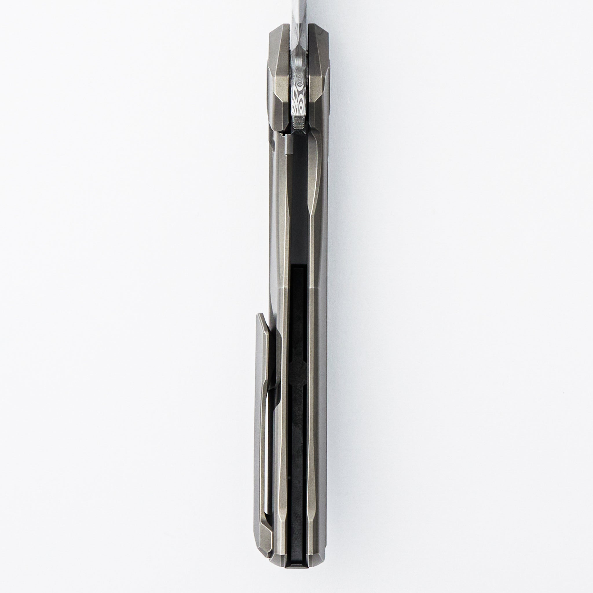 Quantum SR Custom Division – Titanium Handle – Damasteel Blade - RBS
