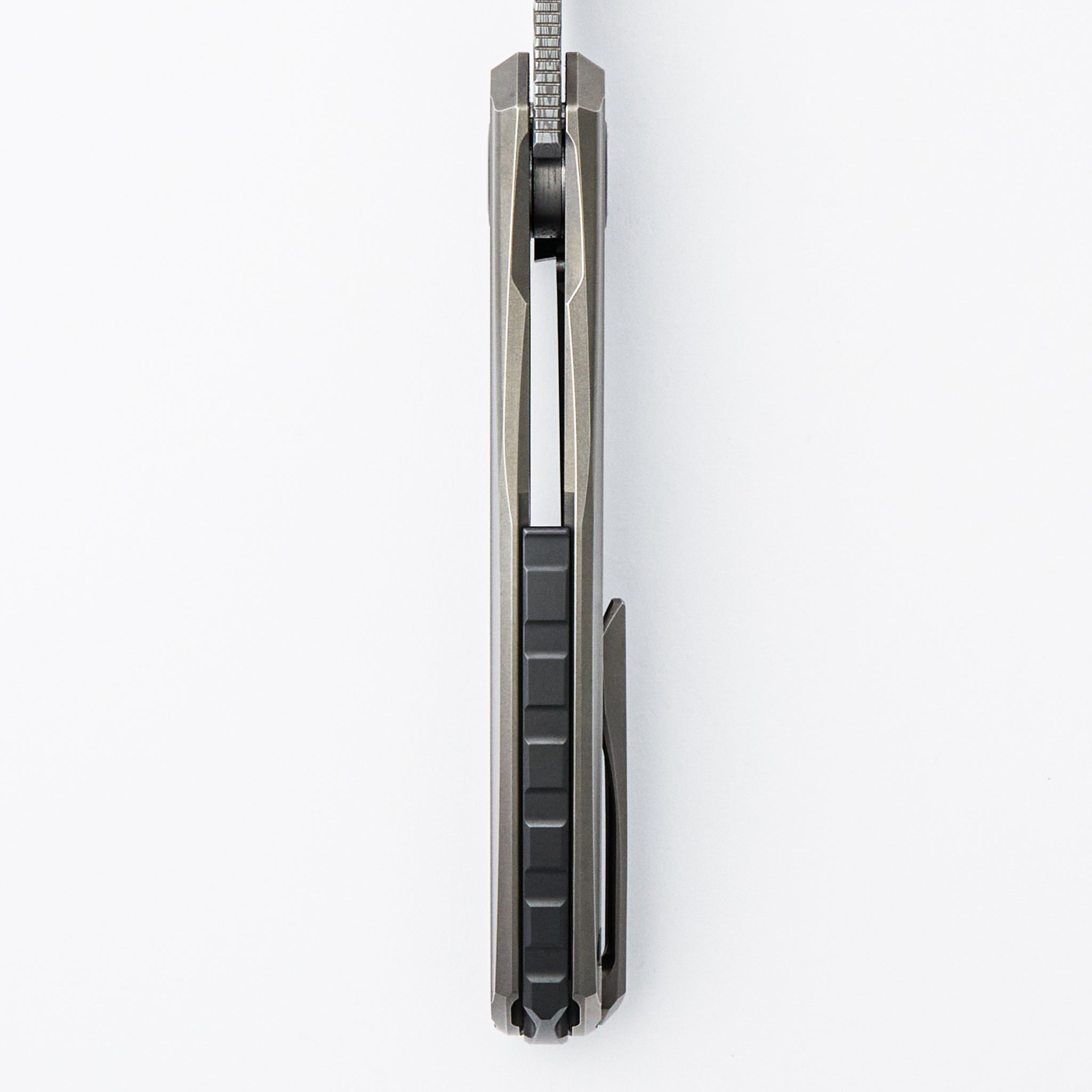 Quantum SR Custom Division – Titanium Handle – Damasteel Blade - RBS
