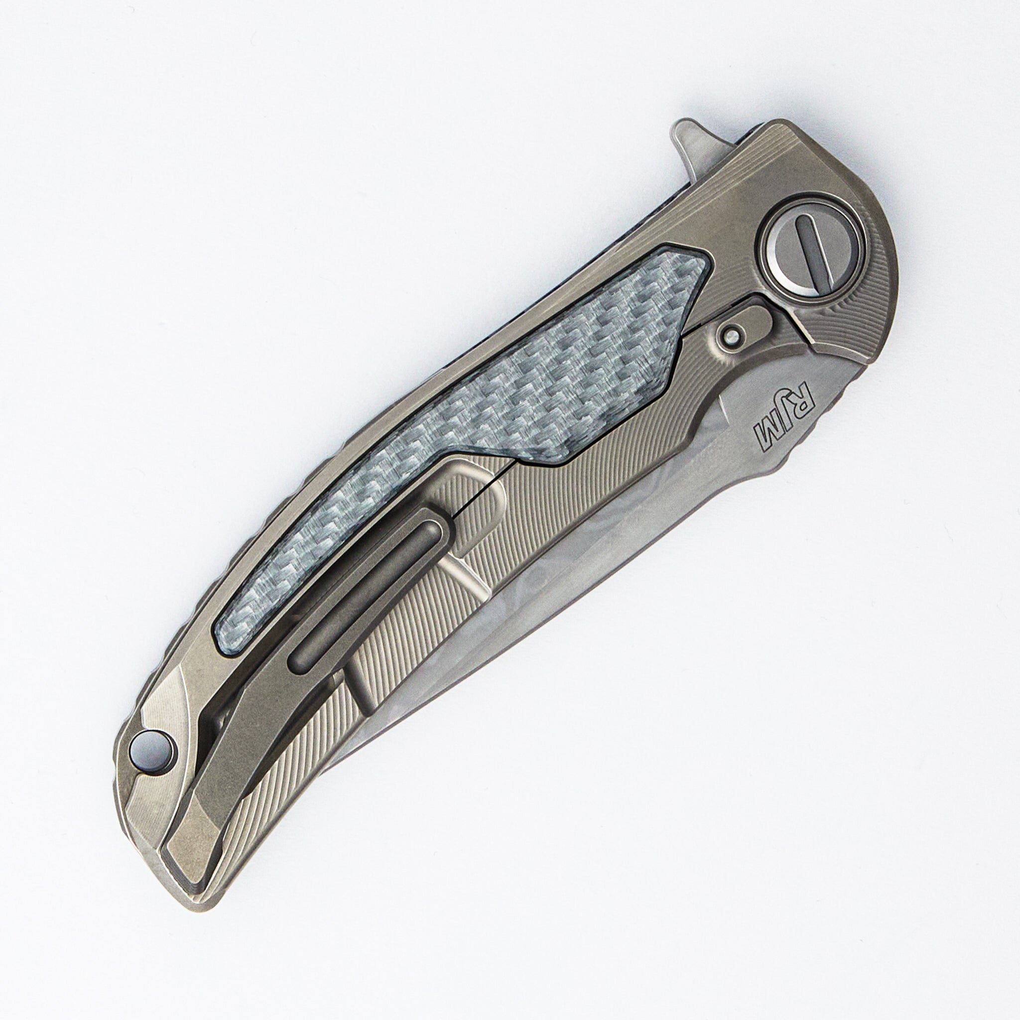 Arctic Overkill - ZDI-VG Blade - Titanium/Alutex Handle - SRRBS (RJ Martin Design)