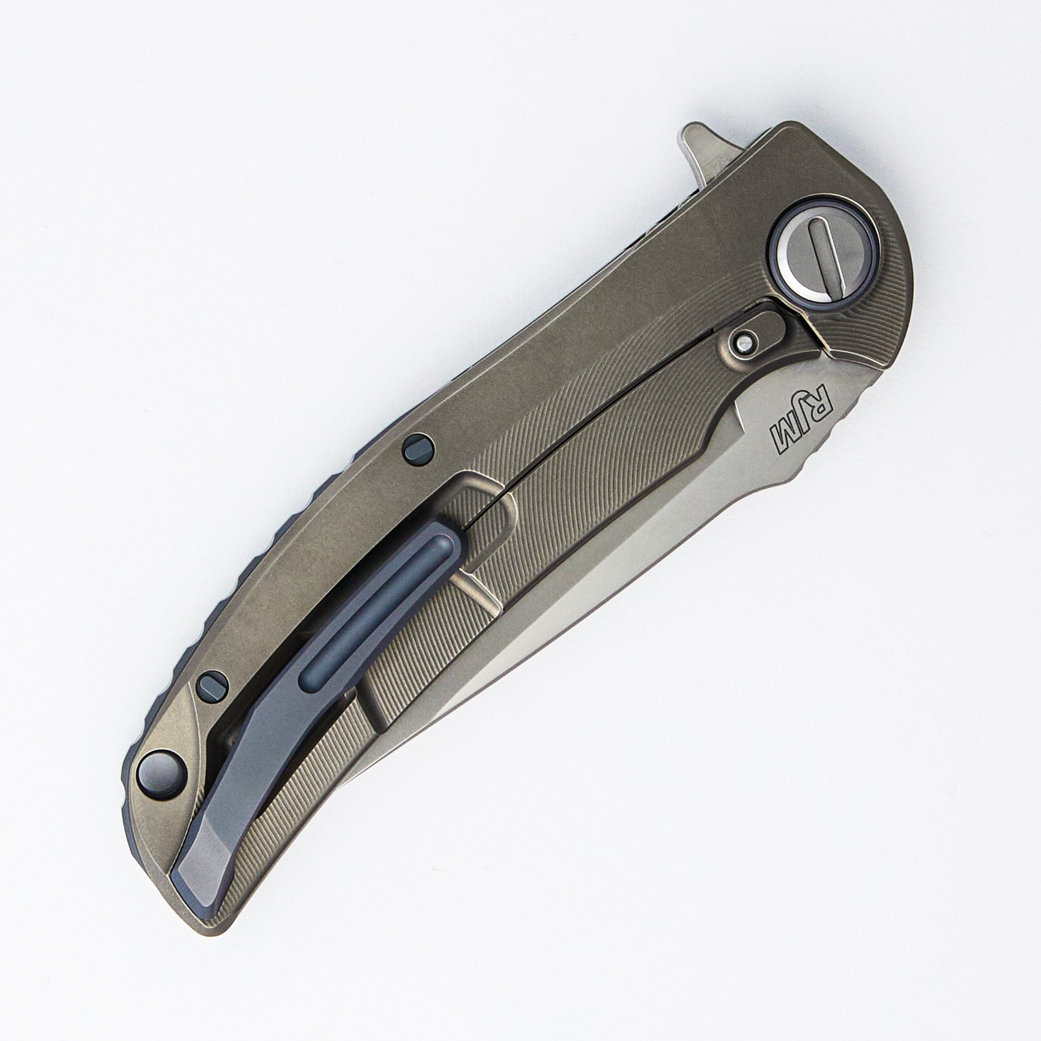 Russian Overkill - M398 Blade - Titanium Handle - RBS (RJ Martin Design)