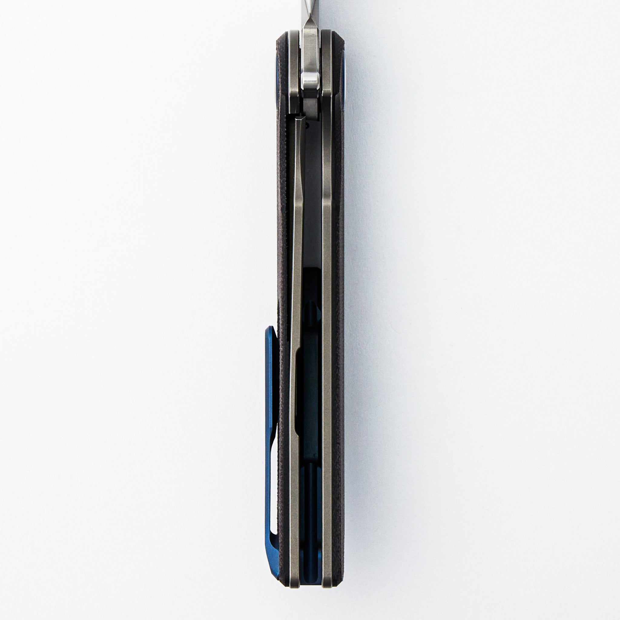 Soft Overkill - M398 Blade - Black Canvas Micarta Handle - SRRBS (RJ Martin Design)