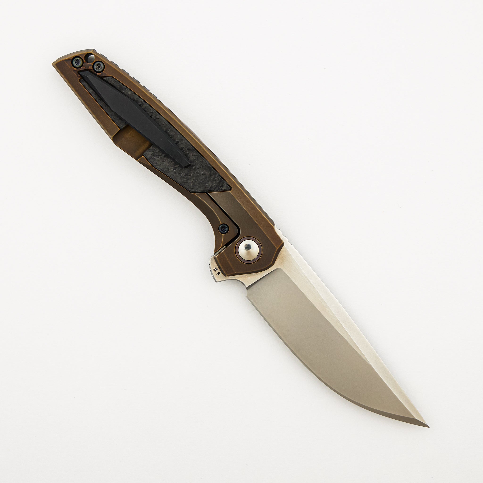 Switch - M390 Blade - Titanium/Carbon Fiber Handle (Geoff Blauvelt Design)