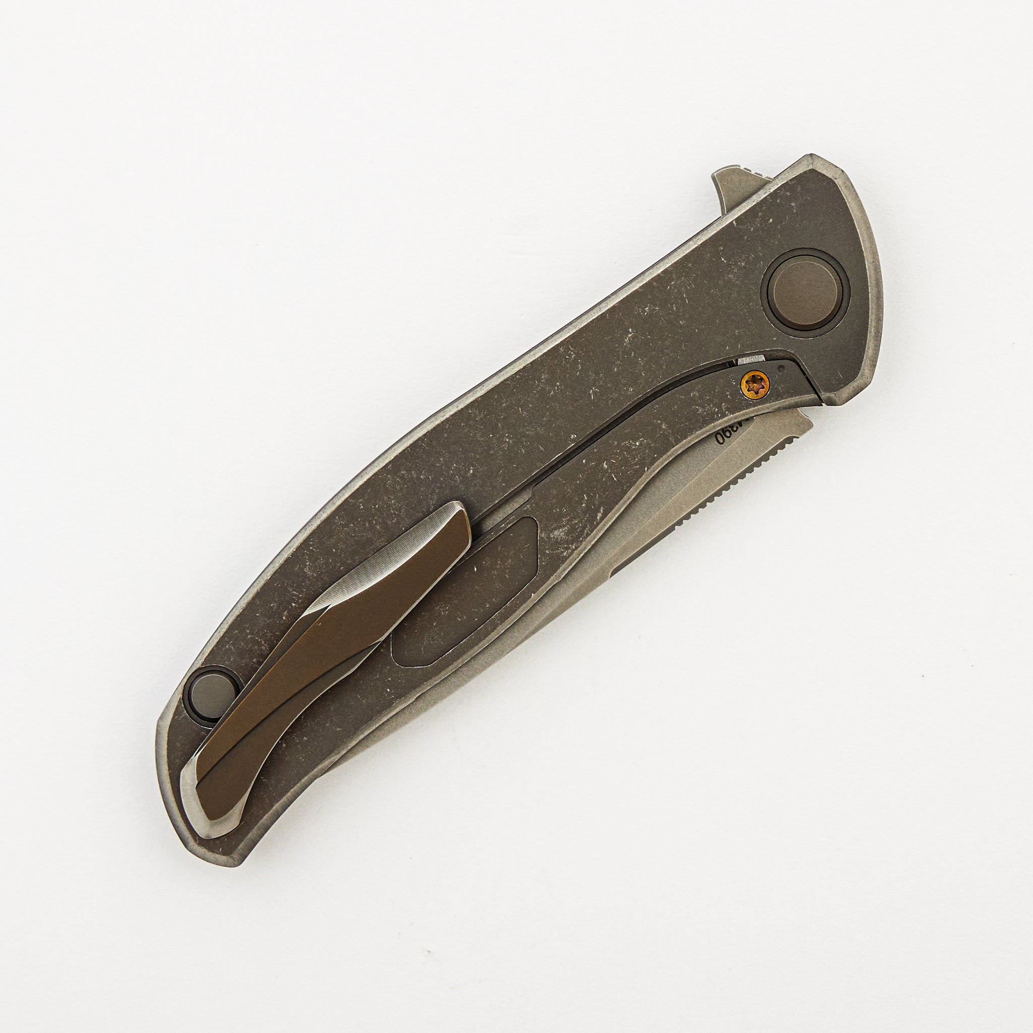 F95 "The JB Stout Finish" - M390 Blade - Titanium Handle - MRBS