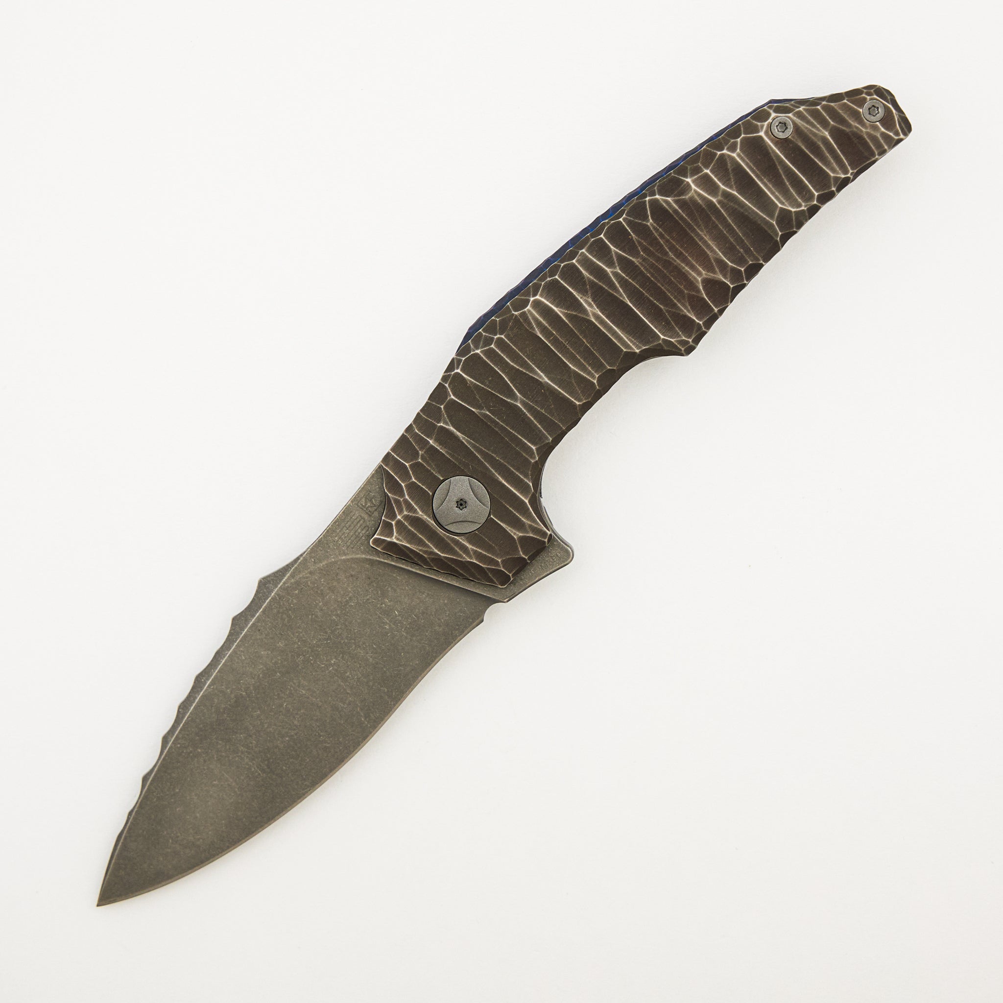 Muscle (One-Off) - M390 Blade - Titanium Handle (Tashi Bharucha Design)