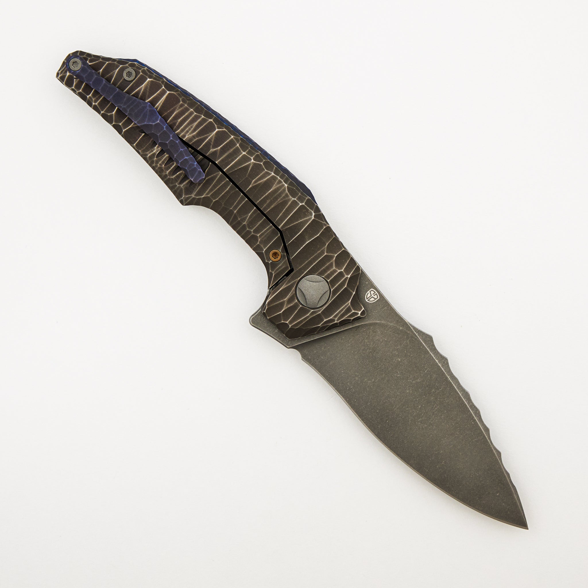 Muscle (One-Off) - M390 Blade - Titanium Handle (Tashi Bharucha Design)