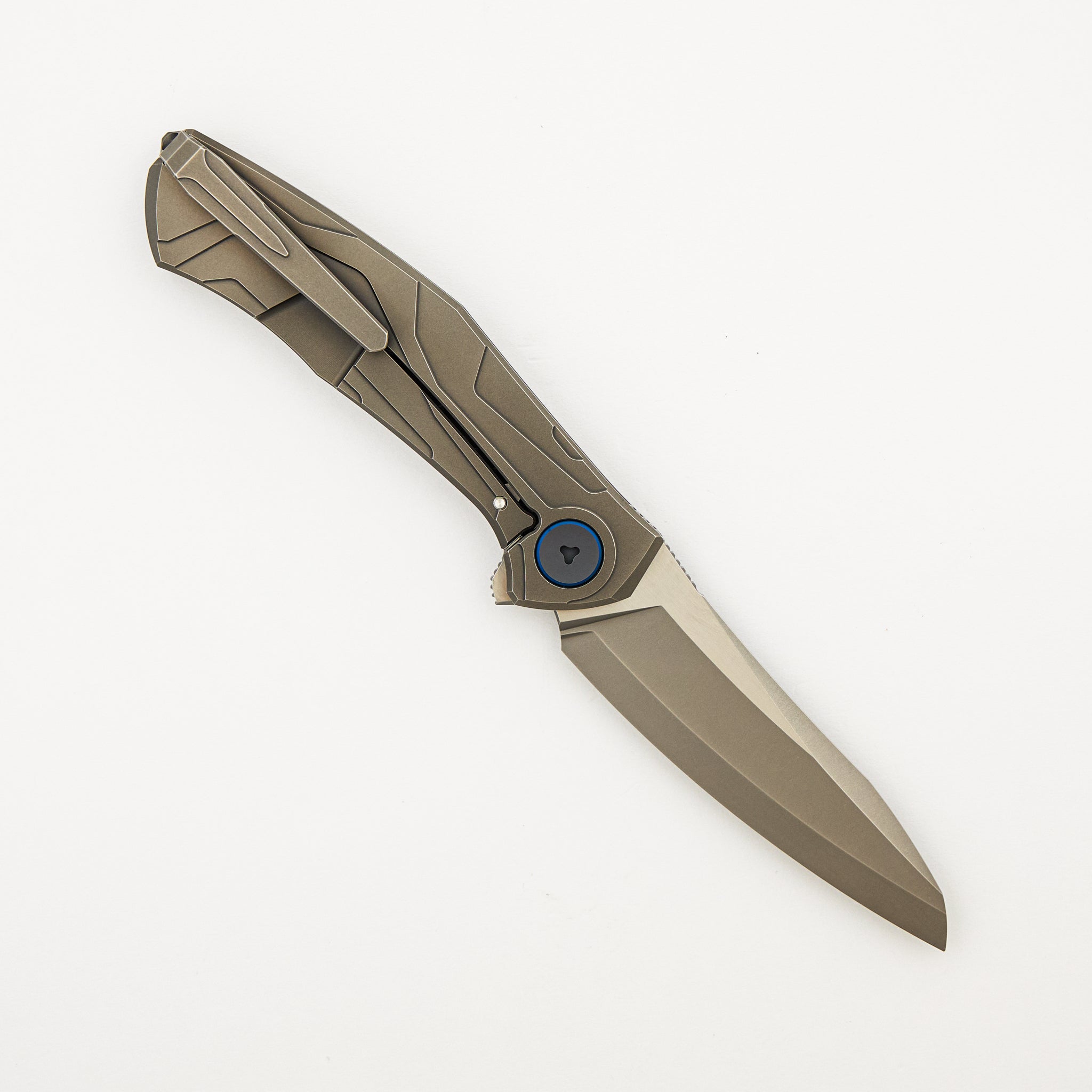 "Limited Edition" Kami Flipper - S110V Blade - Titanium Handle - MRBS (Sinkevich Design)