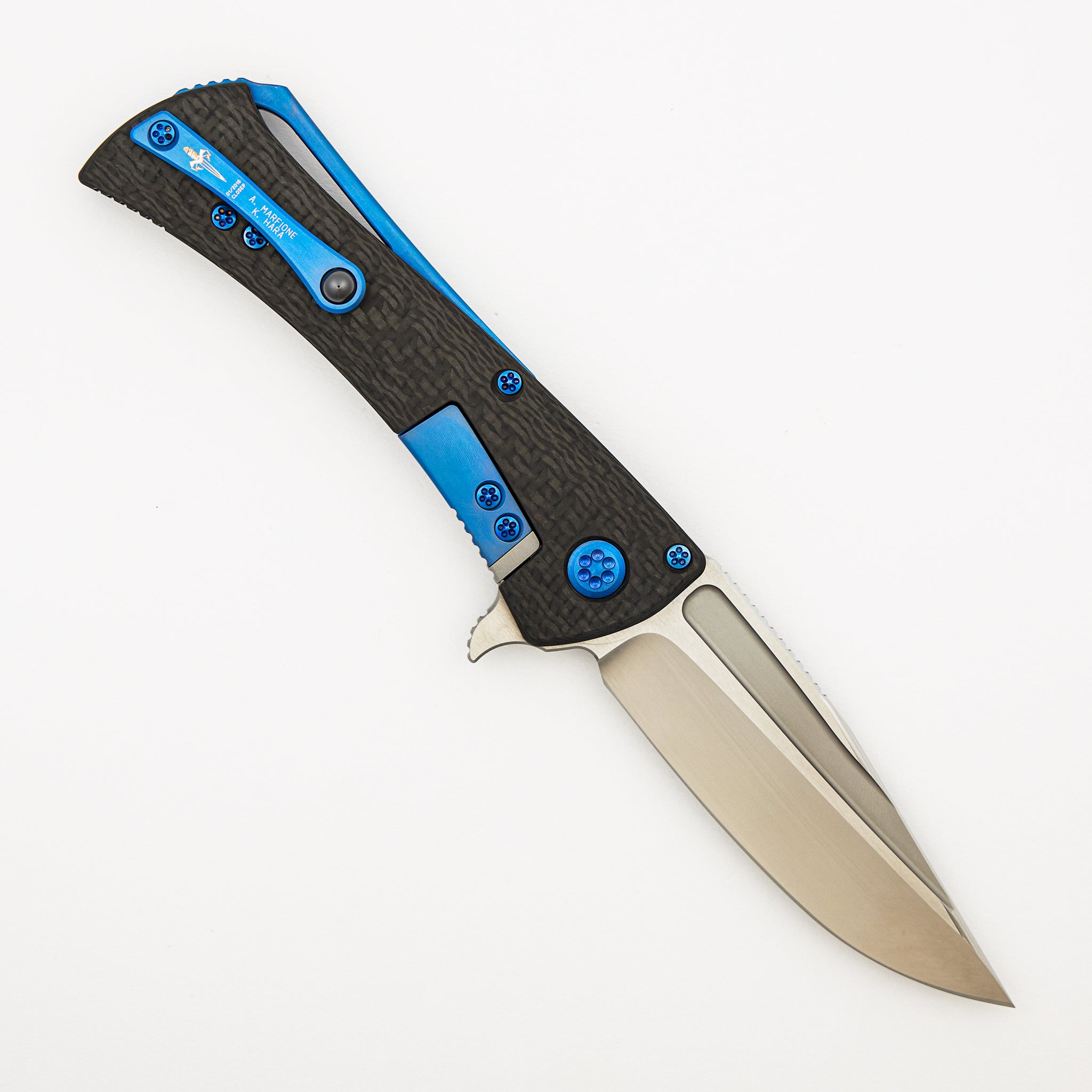 Marfione Custom Knives / Koji Hara Collaboration Closer - Hand Rubbed Satin Elmax