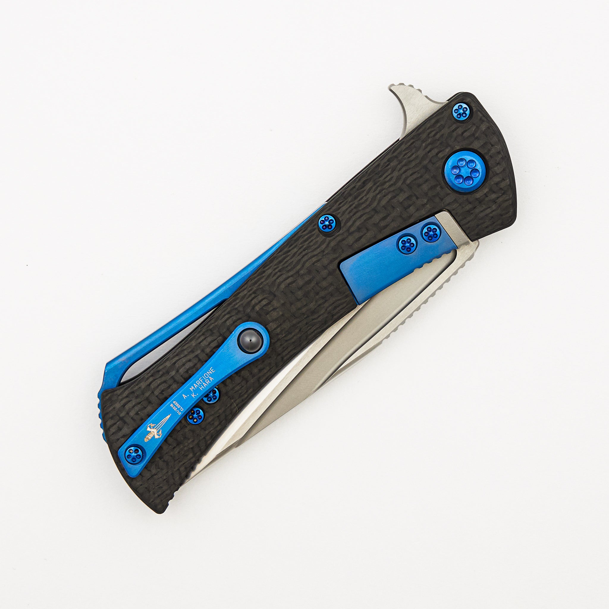 Marfione Custom Knives / Koji Hara Collaboration Closer - Hand Rubbed Satin Elmax