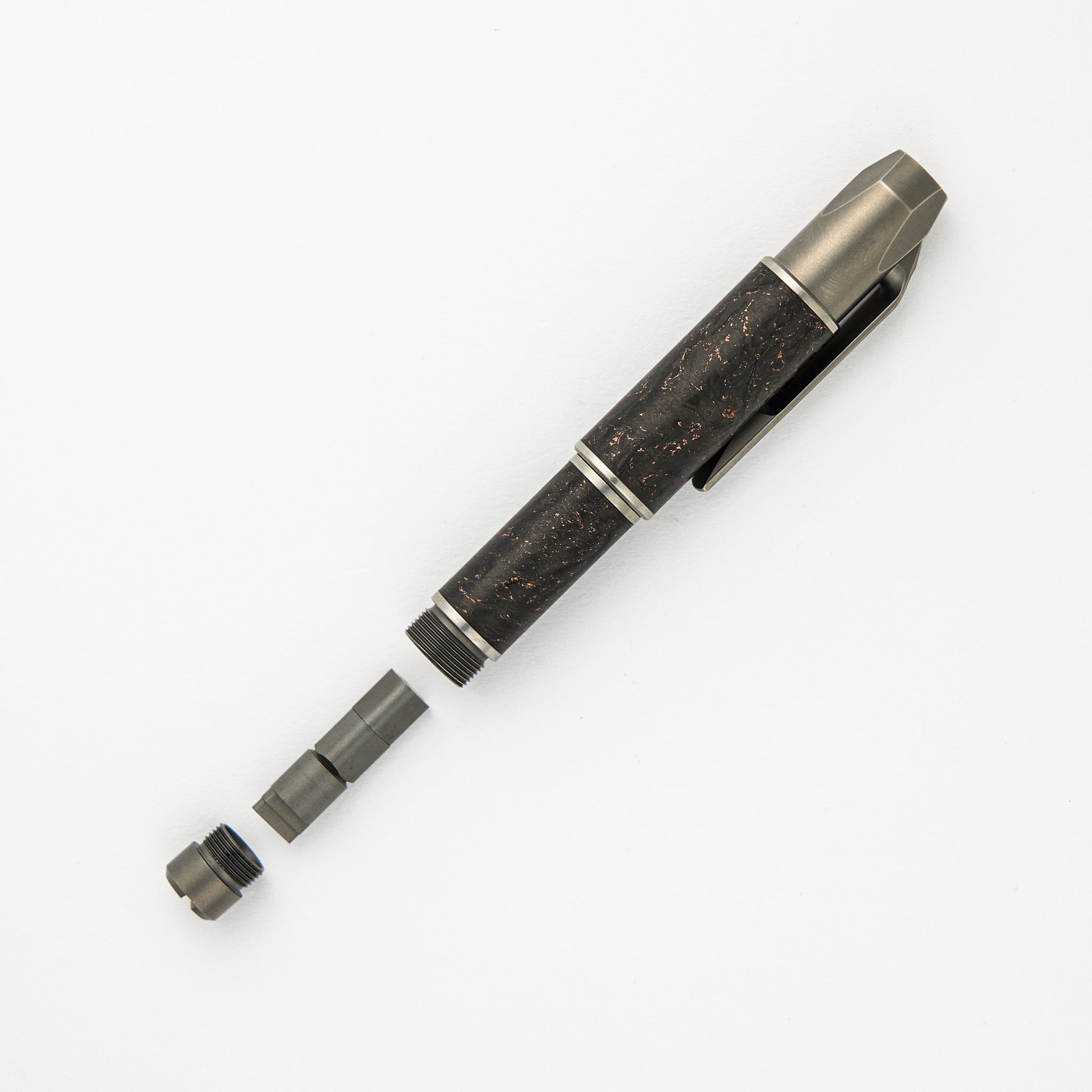 Shirogorov Custom Division Pen Tool - Bronze Carbon Fiber