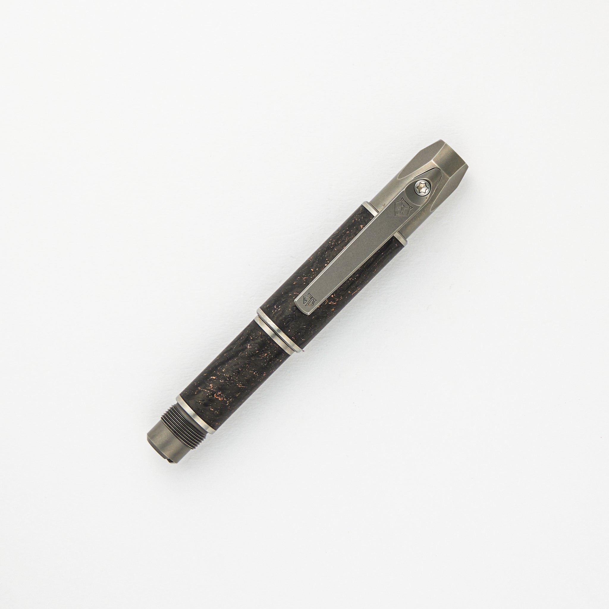 Shirogorov Custom Division Pen Tool - Bronze Carbon Fiber