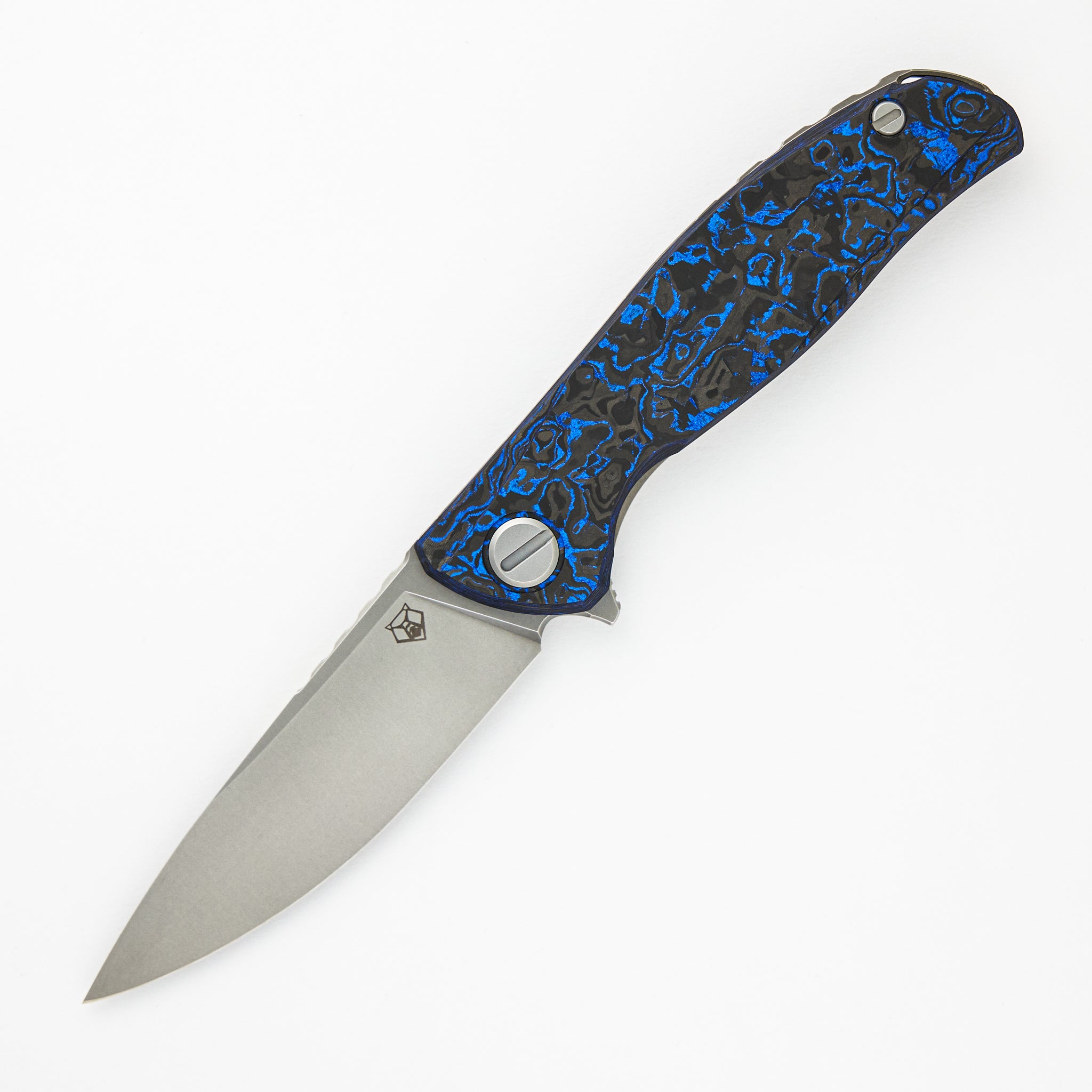 Shirogorov Hati Gen 3 - M390 Blade - Blue TechnoCarbo - MRBS