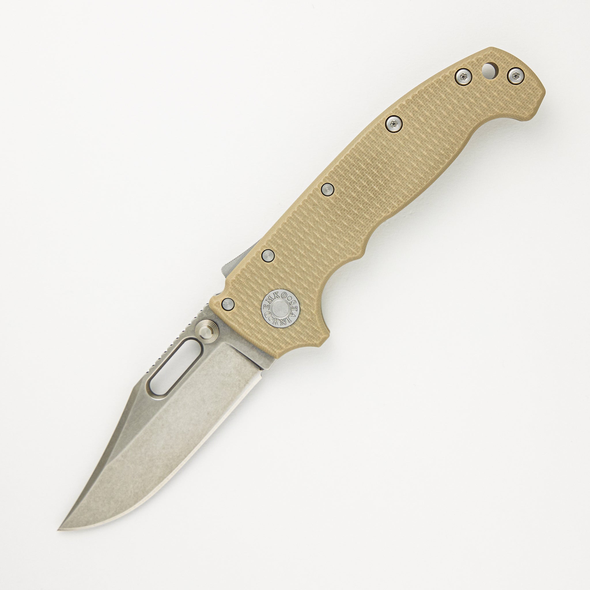 Demko Knives AD20 "KnifeJoy Exclusive" 20CV Bowie Tan G10