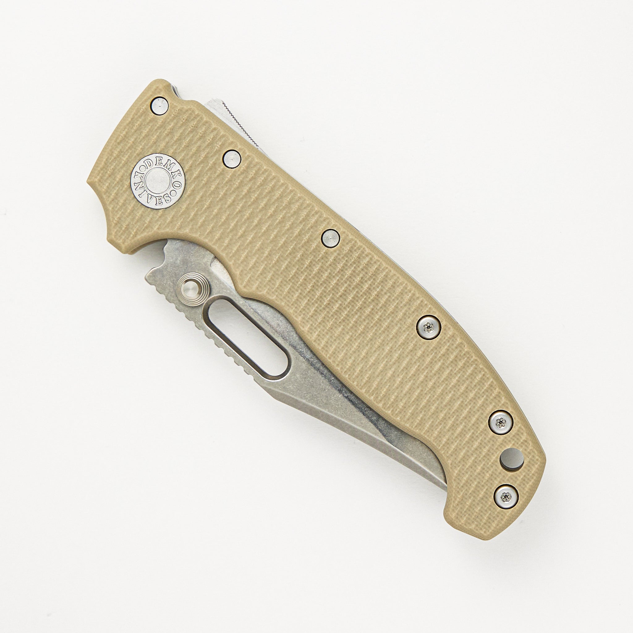 AD20 "KnifeJoy Exclusive" 20CV Bowie Tan G10