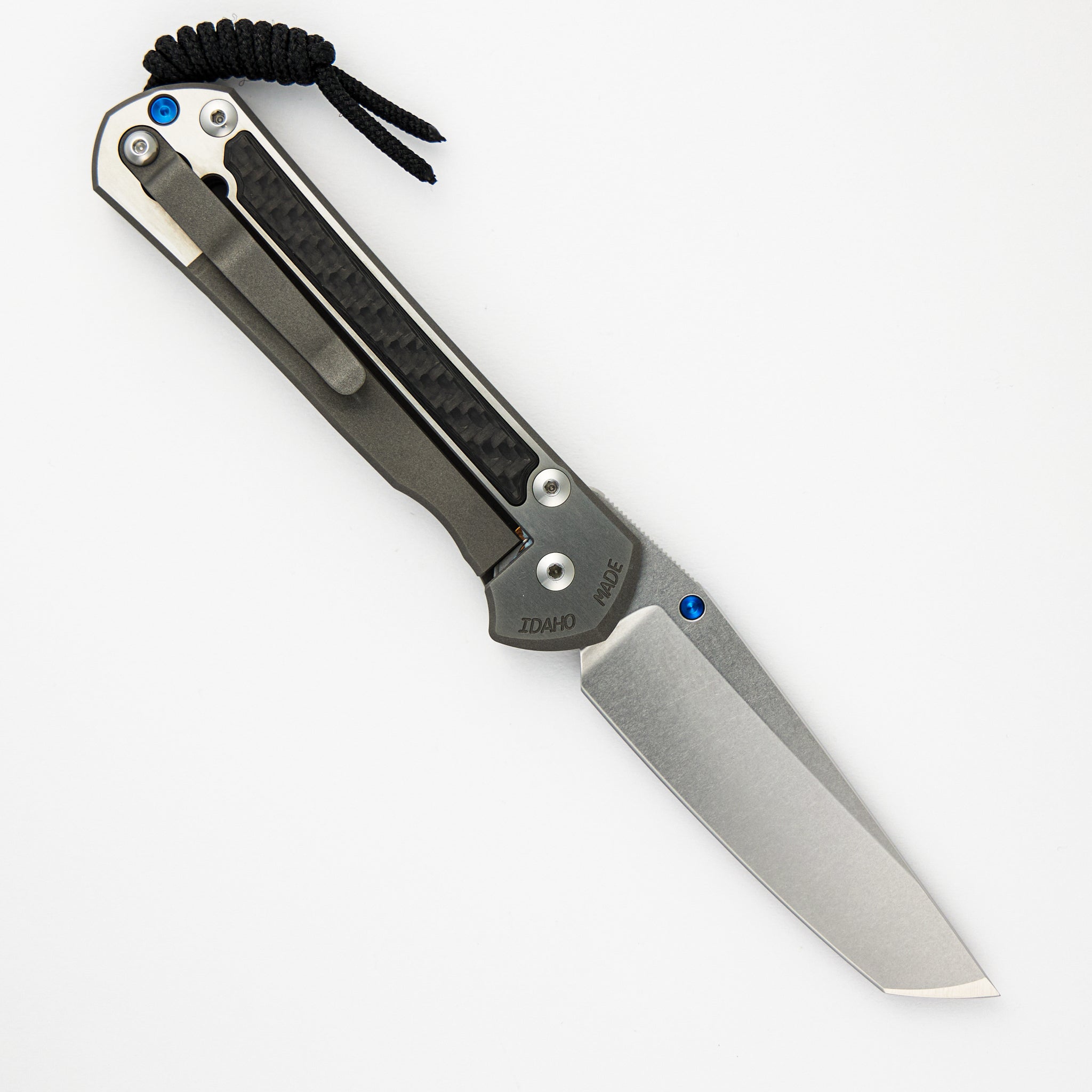 Chris Reeve Large Sebenza 21 - Carbon Fiber Inlays - Tanto CPM S35VN Blade