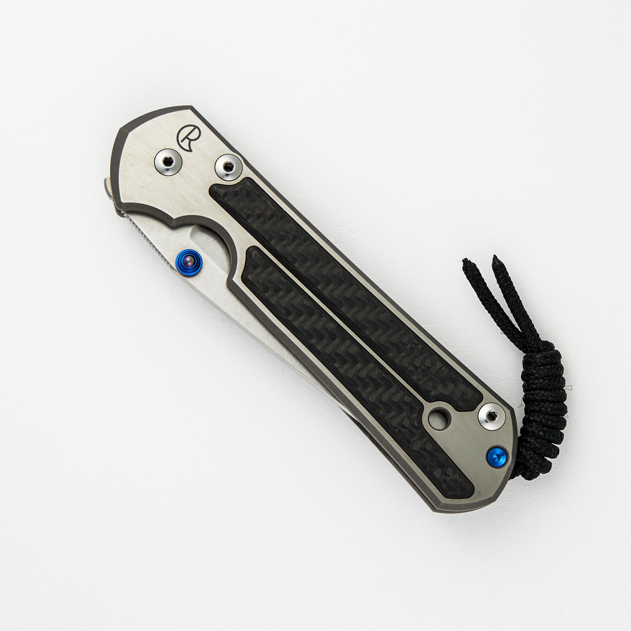 Chris Reeve Large Sebenza 21 - Carbon Fiber Inlays - Tanto CPM S35VN Blade