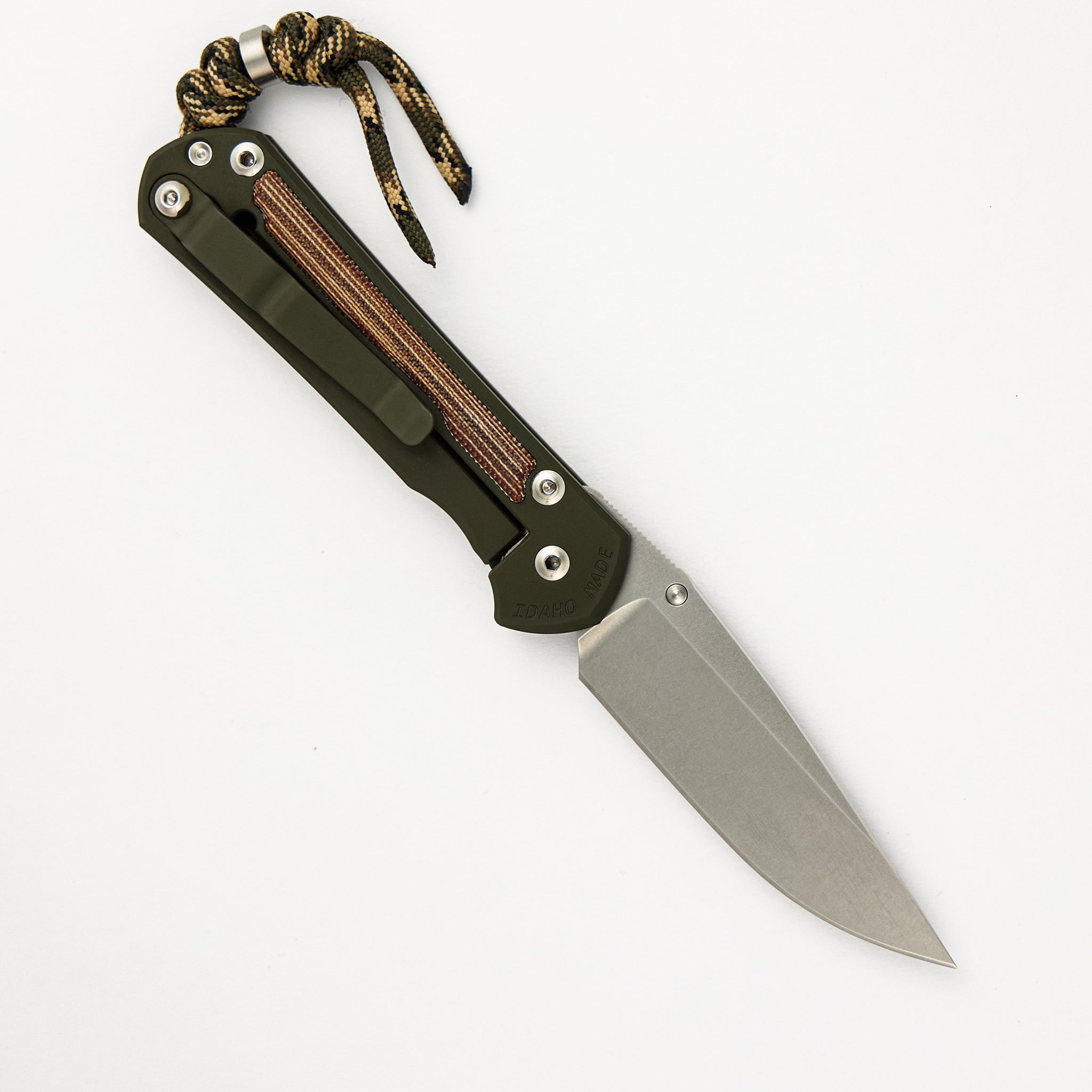 Chris Reeve Small Sebenza 31 - Natural Micarta - Northwest Knives Exclusive