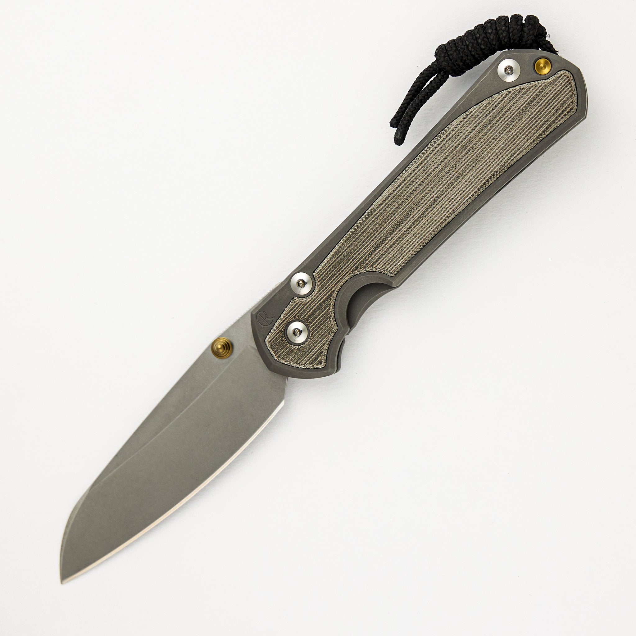 Chris Reeve Large Sebenza 31 - Insingo - Green Canvas Micarta - Glass Blasted