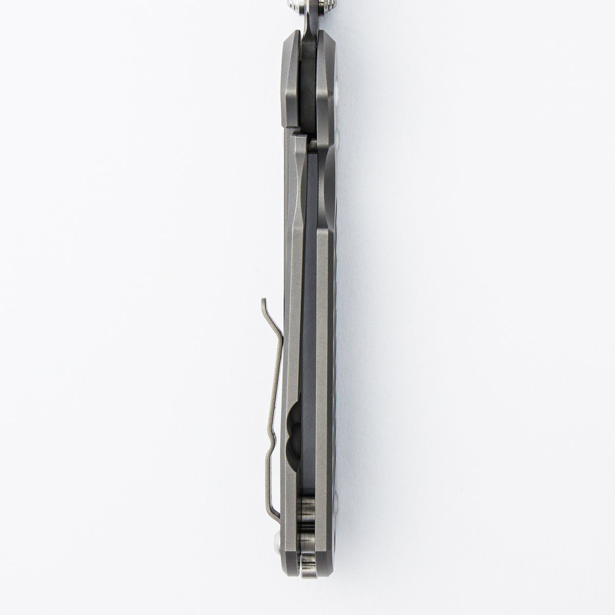 Large Sebenza 31 - Ladder Blade - Glass Blasted - Silver Hardware - Silver Double Thumb Lugs - Aftermarket Modifications By Cap City