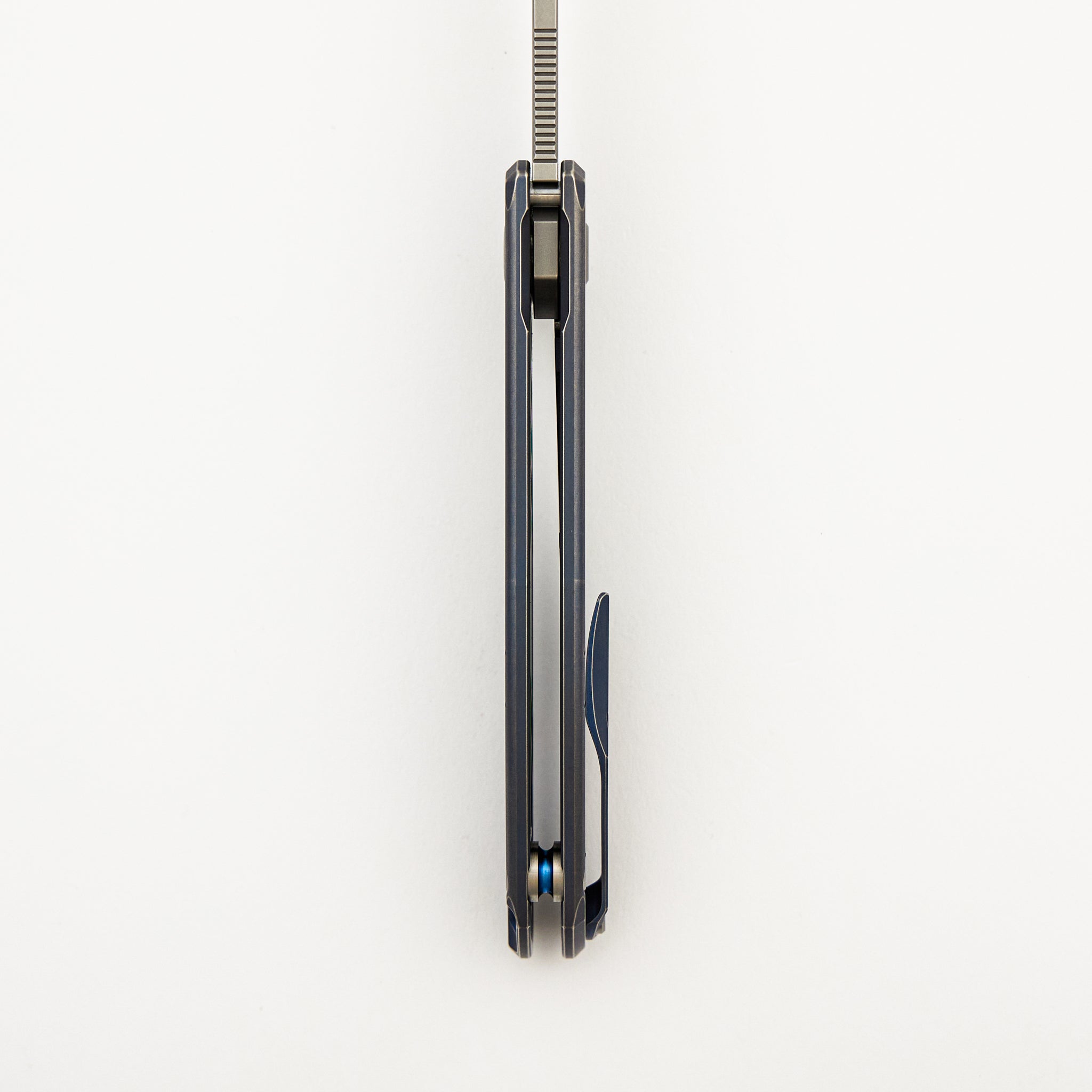 F95 Nudist – M390 Blade - Blue Titanium Handle - MRBS