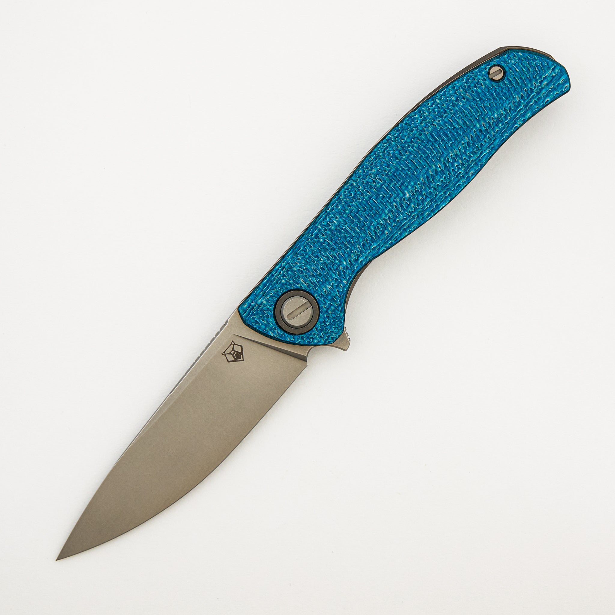 F3 - Elmax Blade - Aquamarine Alutex Handle - MRBS