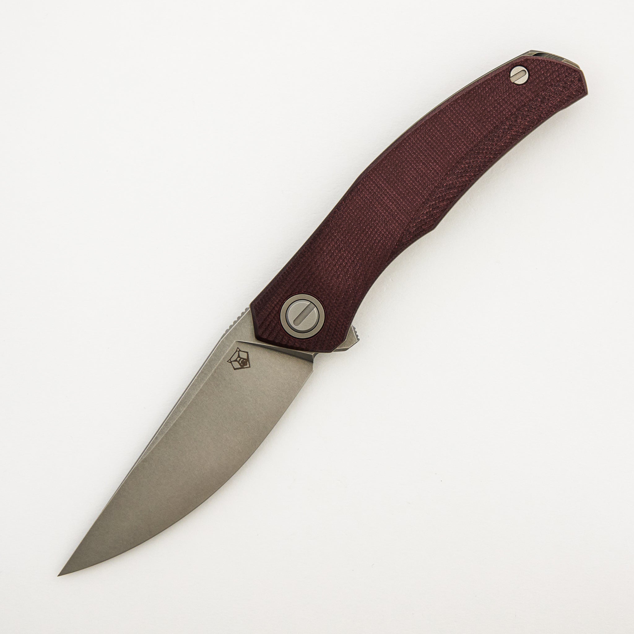 Ursus Q95 - Maroon Micarta Handle - Elmax Blade - MRBS