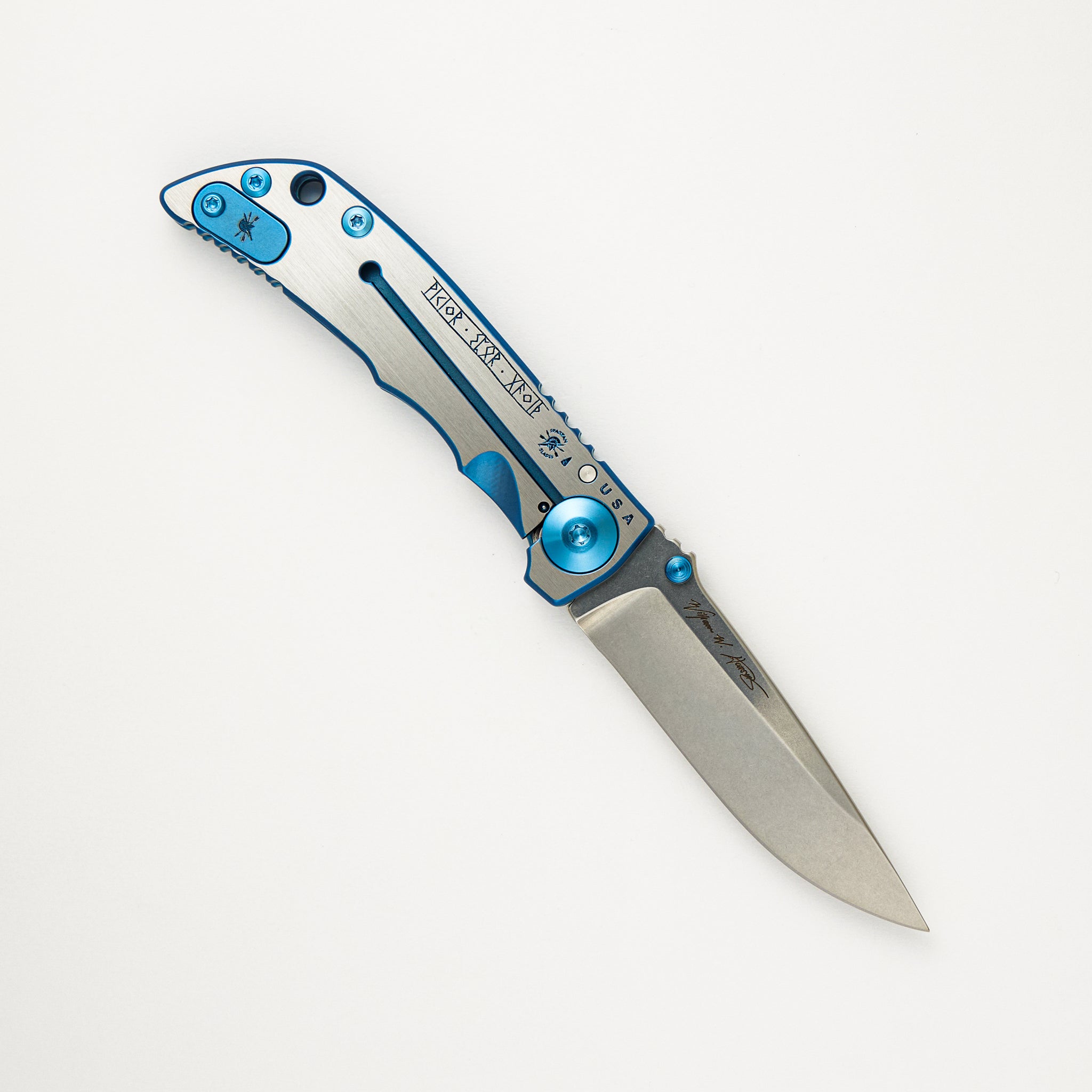 Spartan Blades Harsey 3.25" Special Edition Viking Trail Walker - S45VN Blade - Titanium Handle