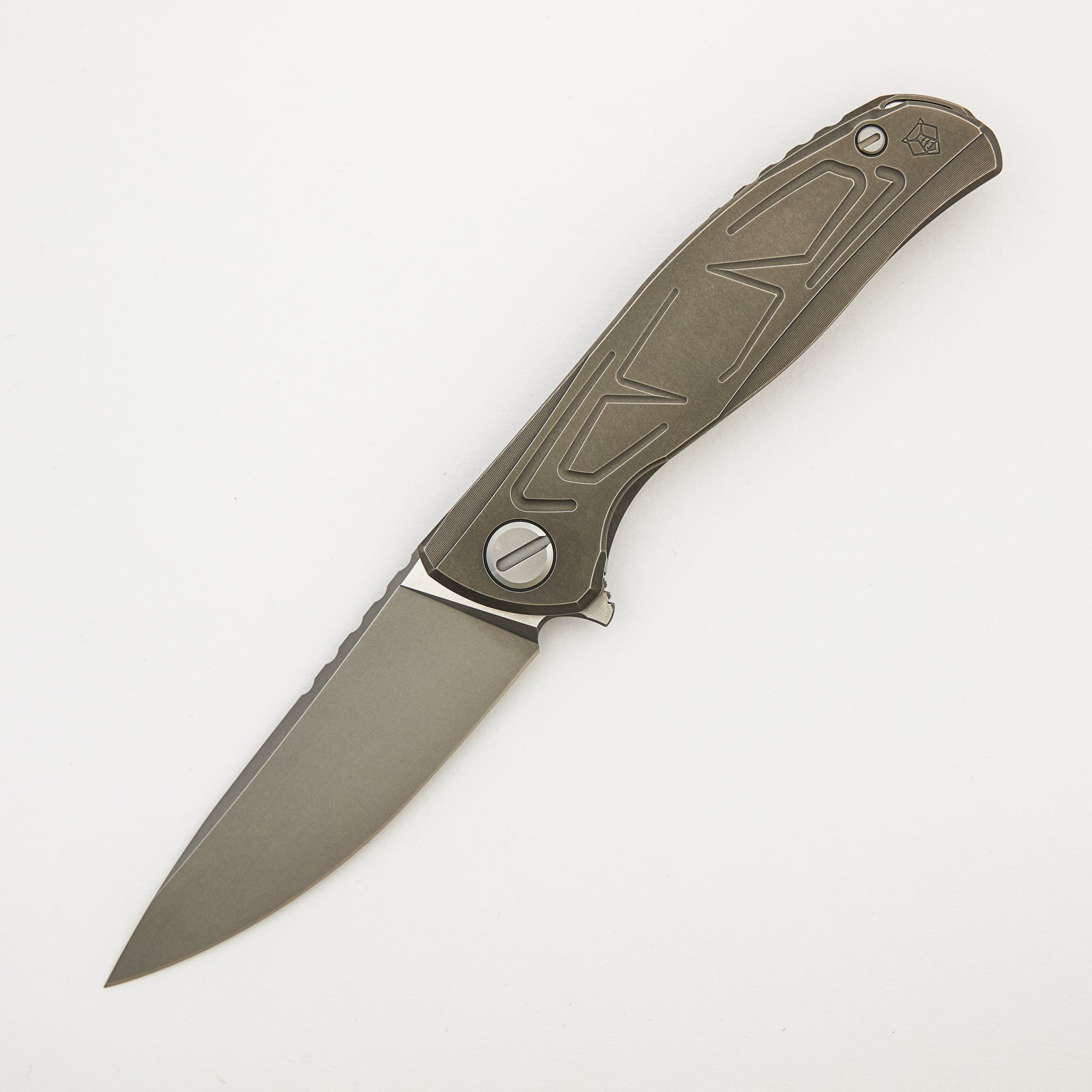 F95 Braces - S90V Blade - Titanium Handle - Washers