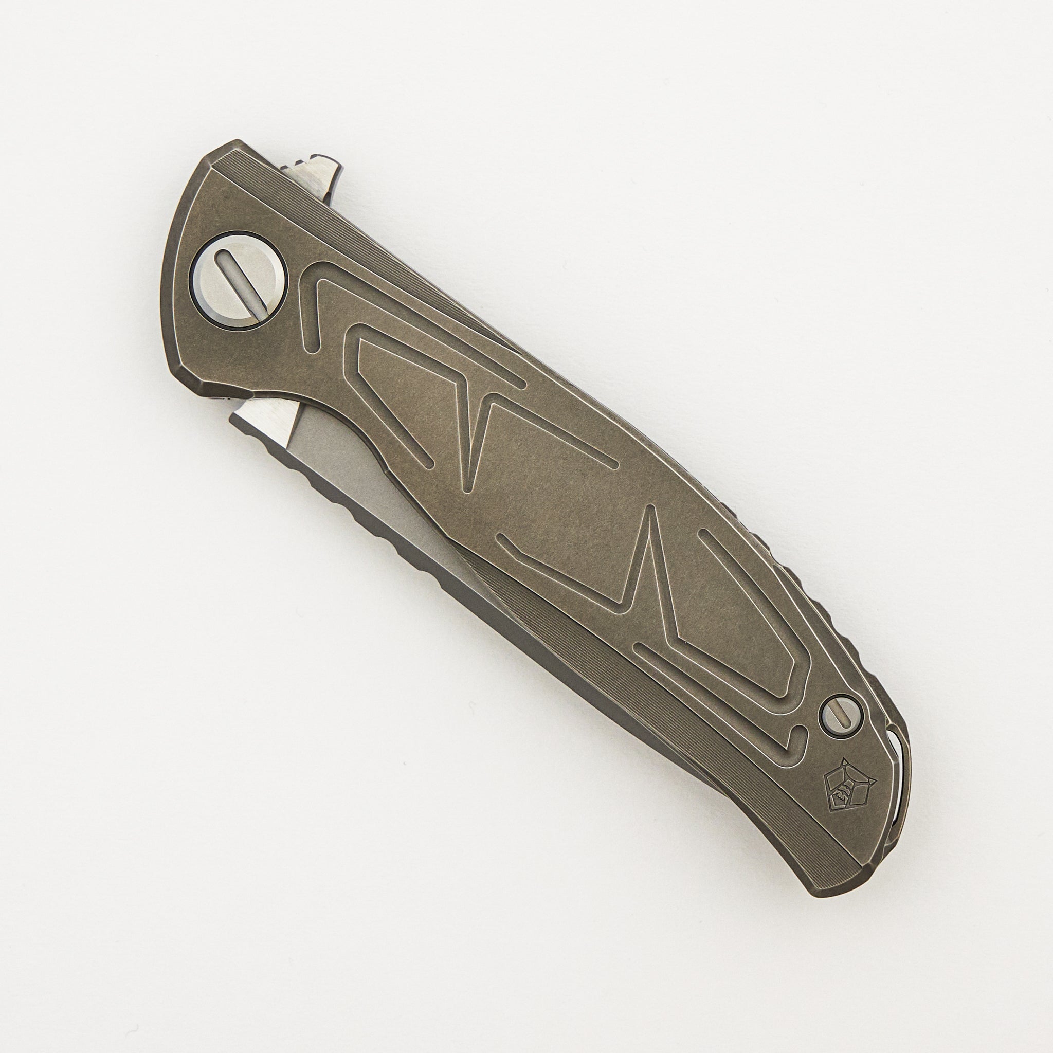 F95 Braces - S90V Blade - Titanium Handle - Washers
