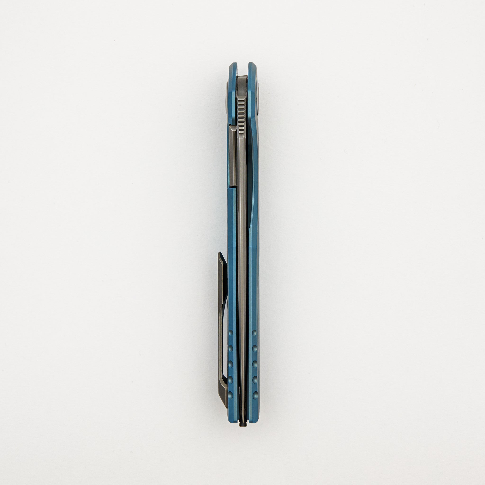 Astrum Custom Division - Blue Titanium Handle - MagnaCut Blade - SRRBS