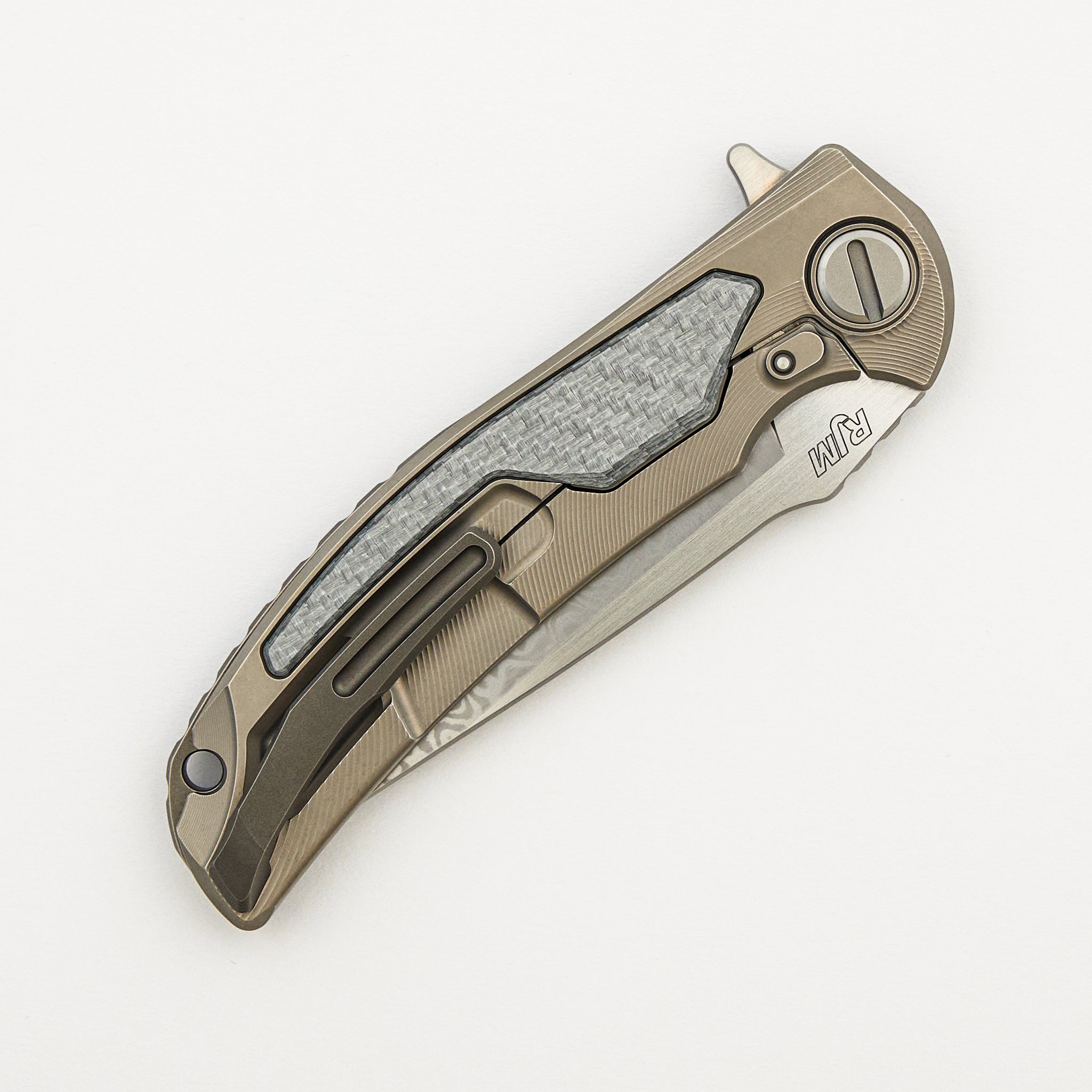 Arctic Overkill - ZDI-VG Blade - Titanium/Alutex Handle - SRRBS (RJ Martin Design)