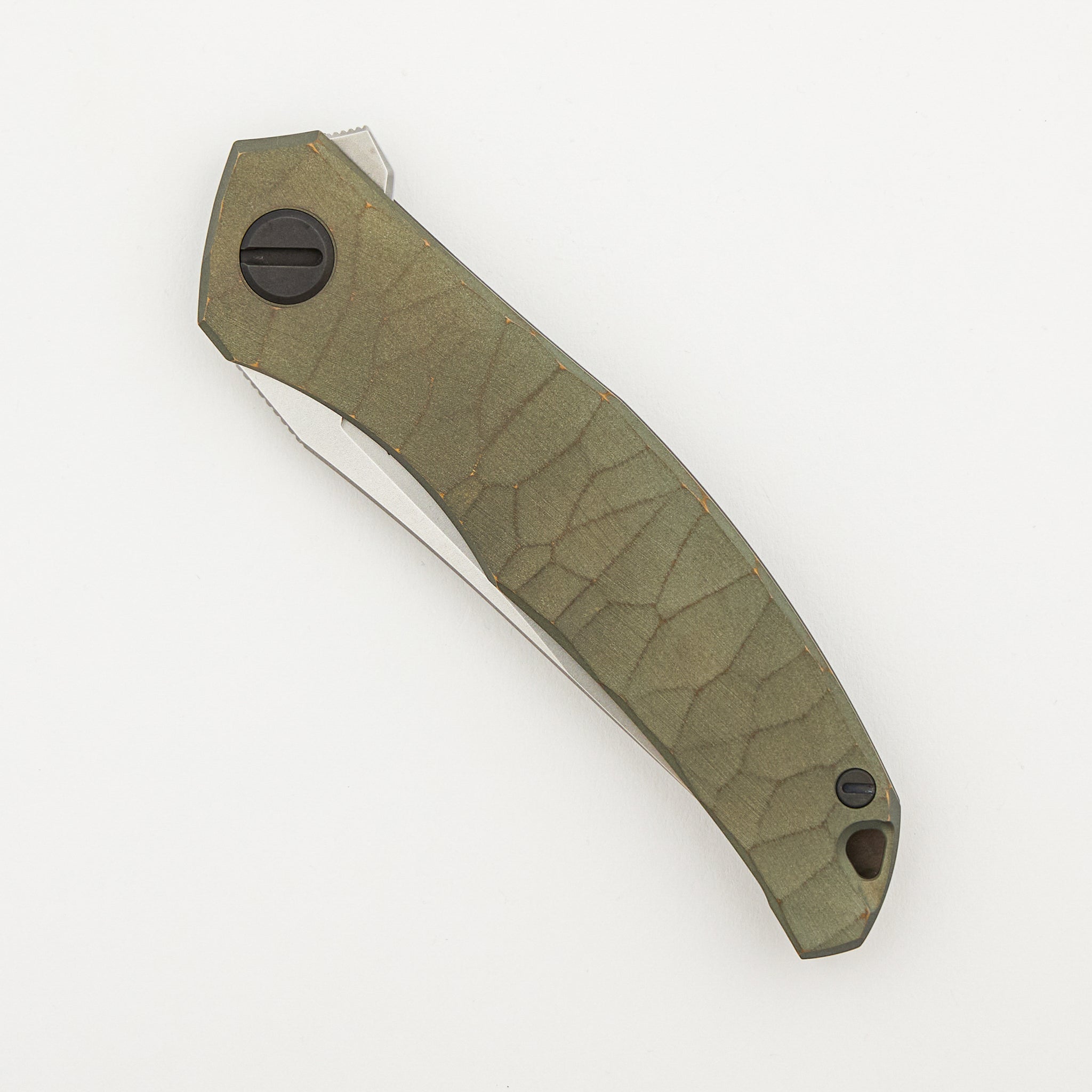Rip Knives Finish Quantum “Green Machine” – Cromax PM Blade – MRBS