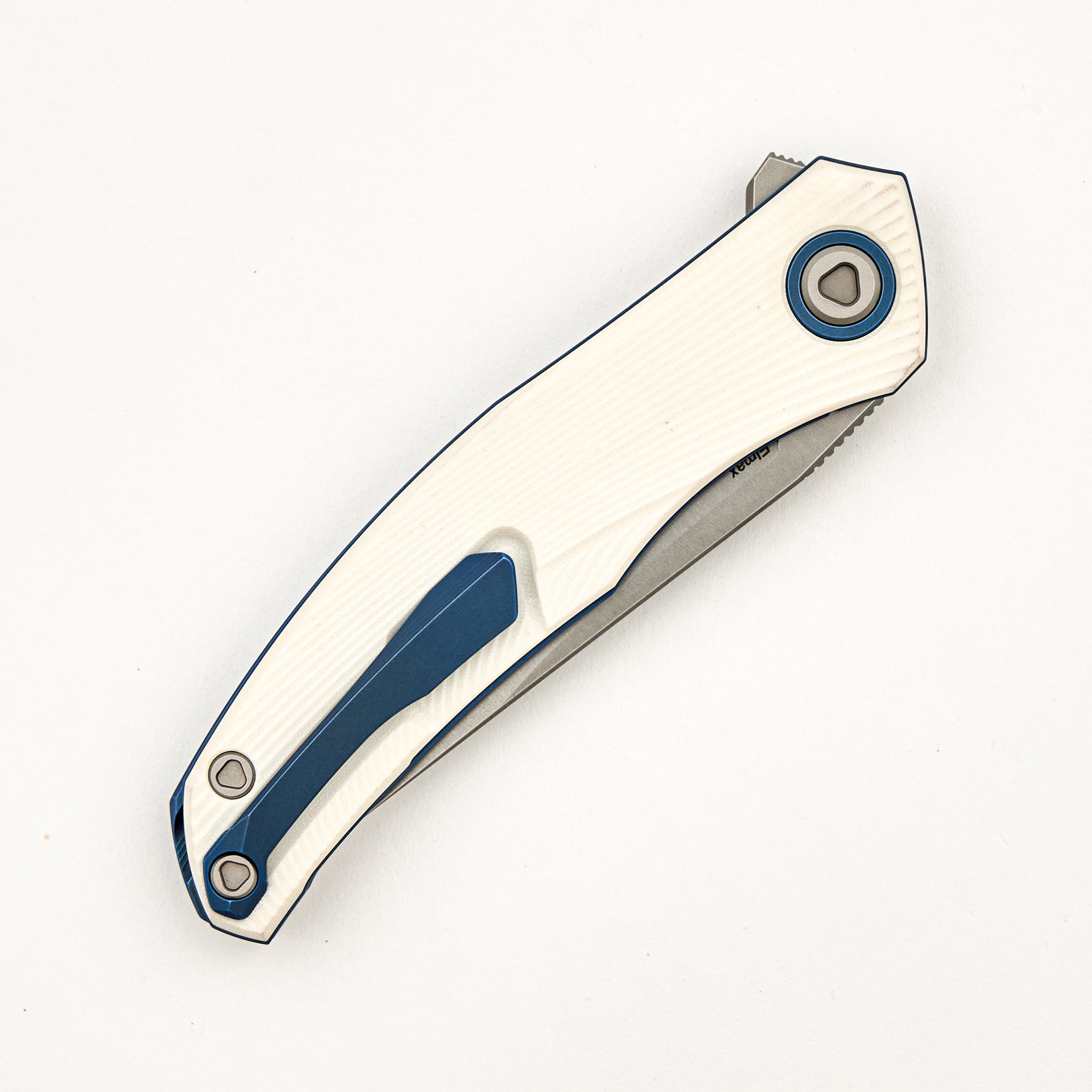 Ursus Q95 NY26 - White Micarta Handle - Elmax Blade - MRBS