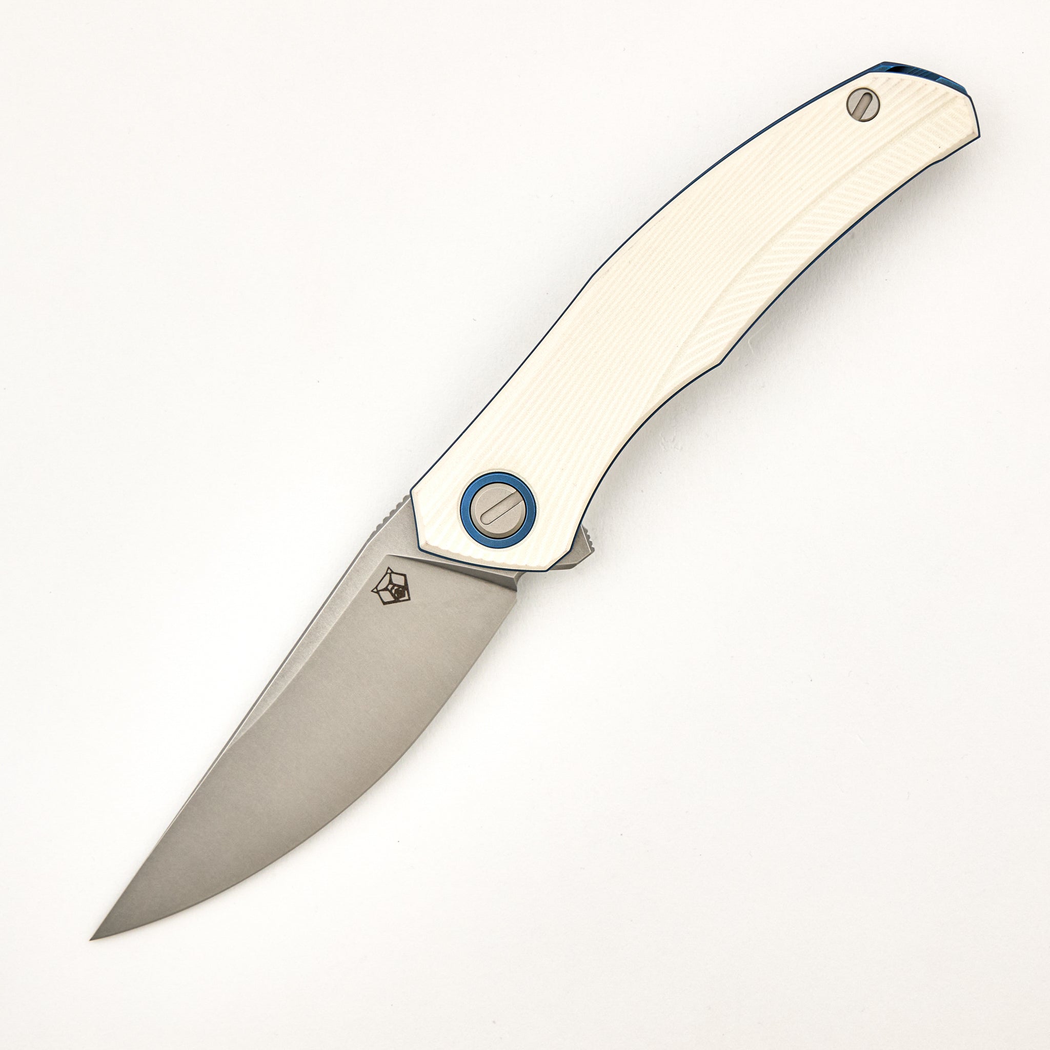 Ursus Q95 NY26 - White Micarta Handle - Elmax Blade - MRBS