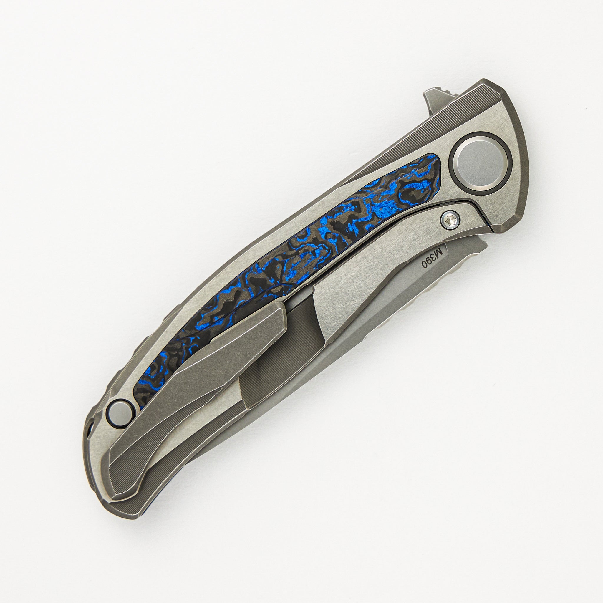 Shirogorov Hati Gen 3 - M390 Blade - Blue TechnoCarbo - MRBS