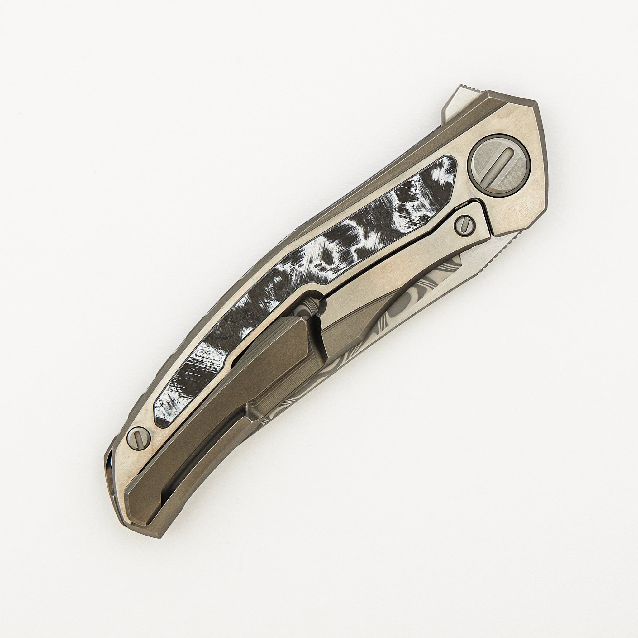 Quantium WKM - Titanium/White CarboTi Handle - ZDI-E Blade - MRBS