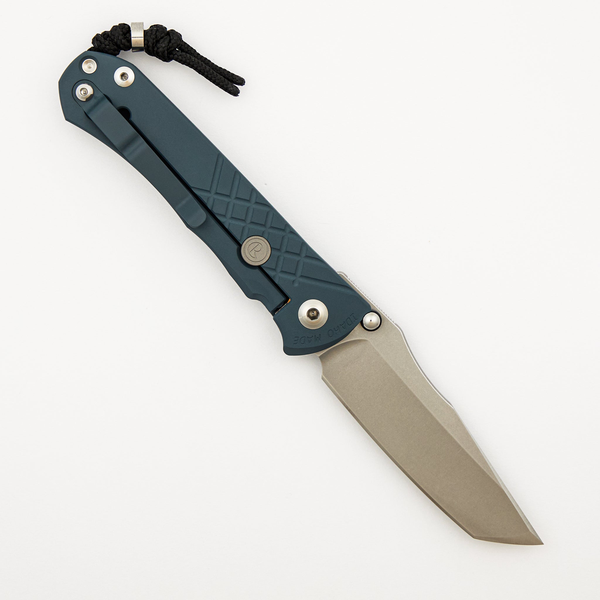 Umnumzaan - Tanto CPM MagnaCut Blade - Cold War Grey Cerakote - Knotted Lanyard W/ Bead