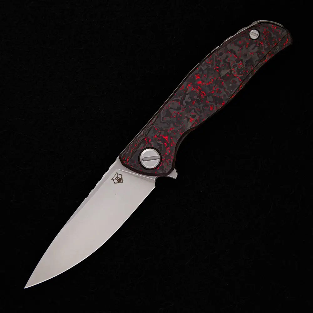 SHIROGOROV HATI GEN. 3 – M390 BLADE – RED TECHNOCARBO HANDLE – MRBS