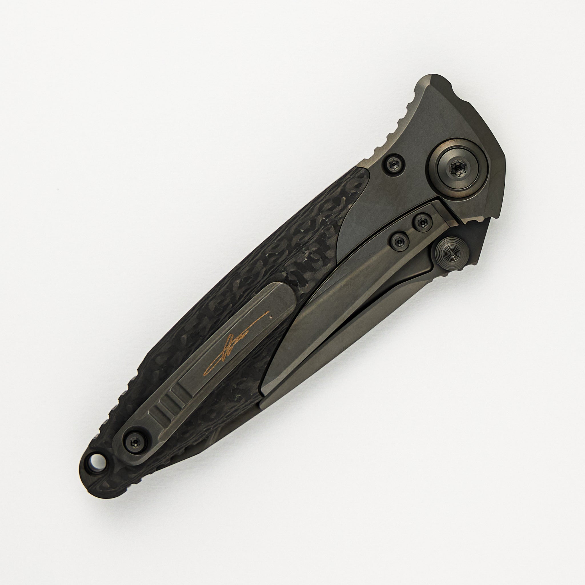 Socom Bravo T/E Signature Series DLC Standard Carbon Fiber Scales 261-1 DLCTCFTIS