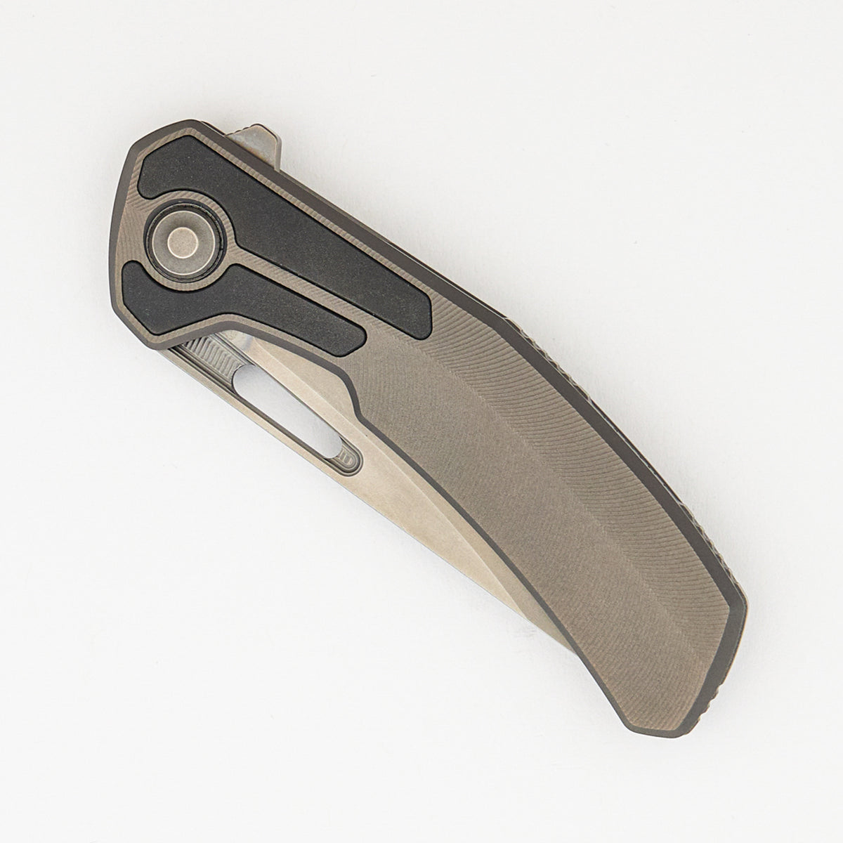 Archer - Feathered Titanium Handle - Zirconium Inlays - MagnaCut Blade