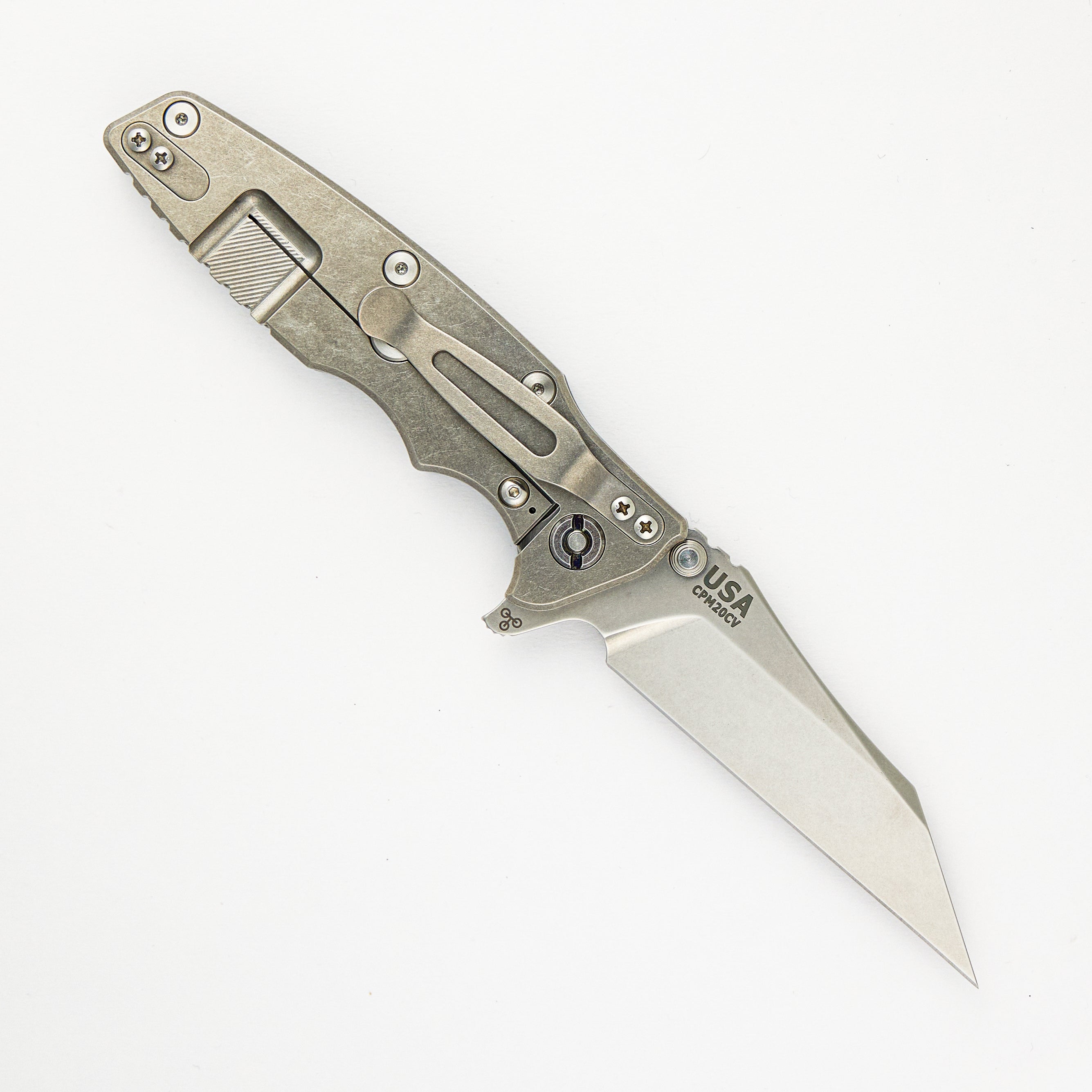 Hinderer Knives Eklipse 3.5″ – Wharncliffe – Tri-Way – Stonewashed – Blue/Black G10