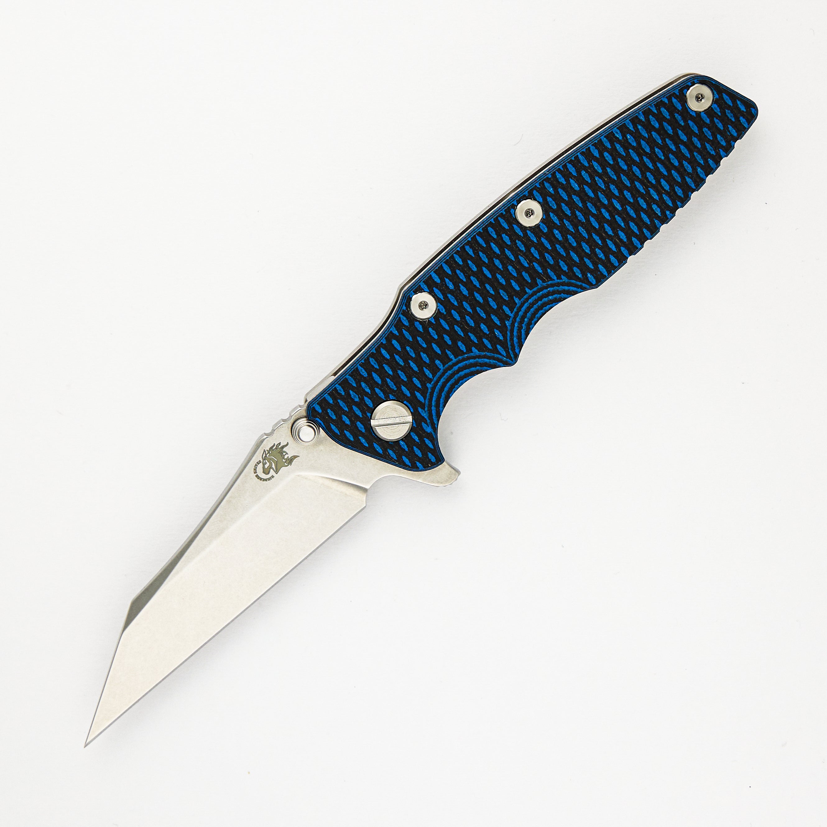 Hinderer Knives Eklipse 3.5″ – Wharncliffe – Tri-Way – Stonewashed – Blue/Black G10