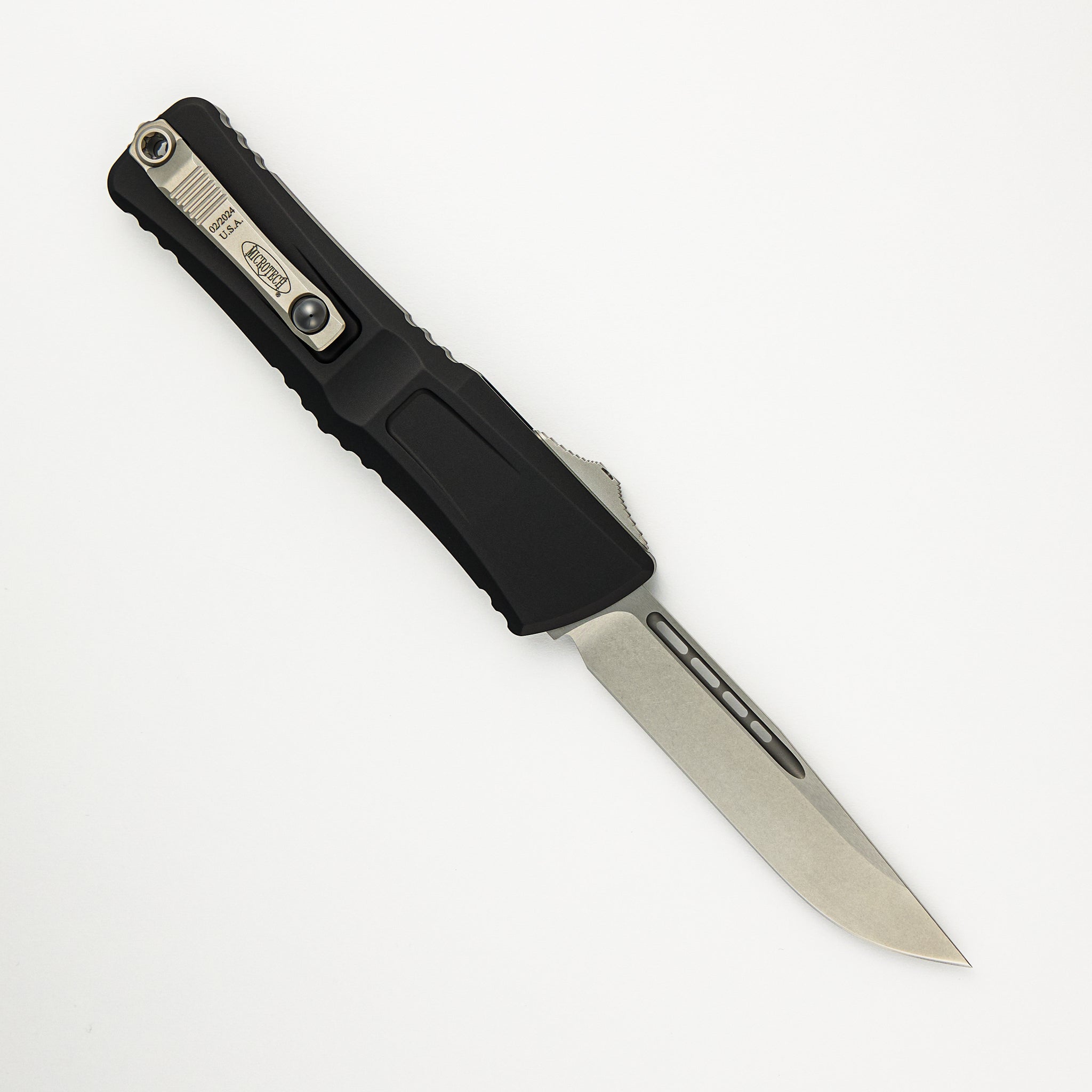 Microtech Combat Troodon S/E Gen III Stonewash Standard 1143-10