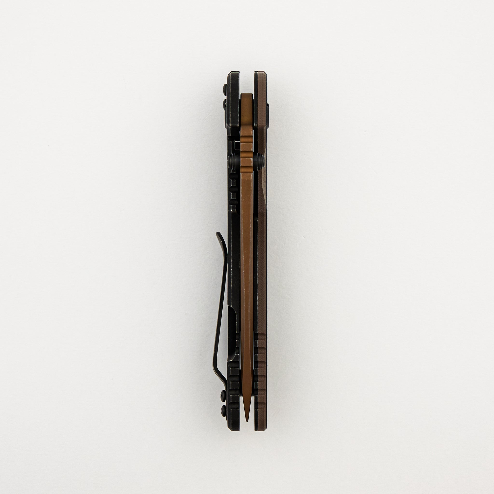 XM-18 3.5" - 20CV Spanto - Tri-Way - Battle Black - Oil Rubbed Bronze Blade - FDE/Black G10 - Origin Collaboration