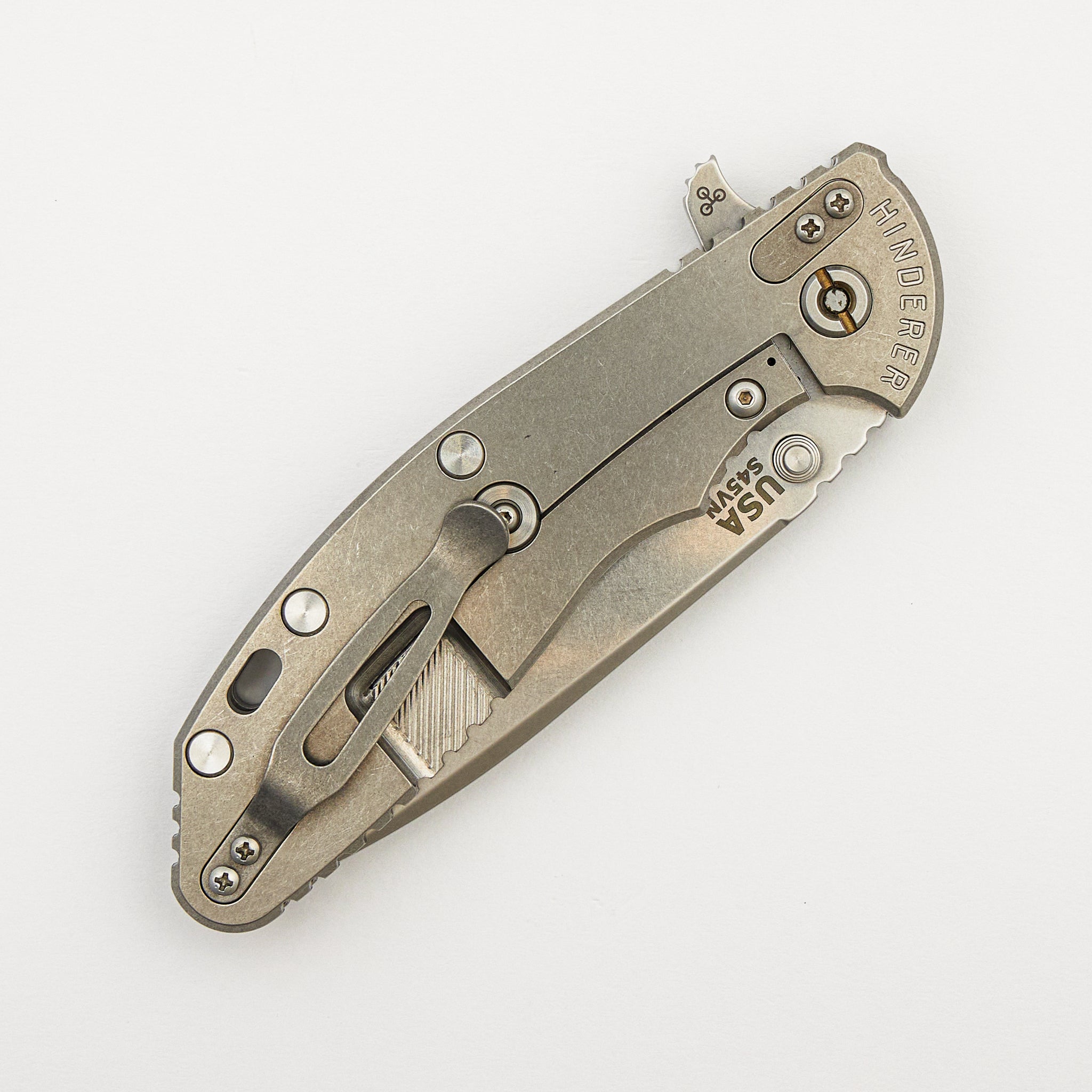 XM-24 - S45VN Spearpoint - Tri-Way - Stonewash