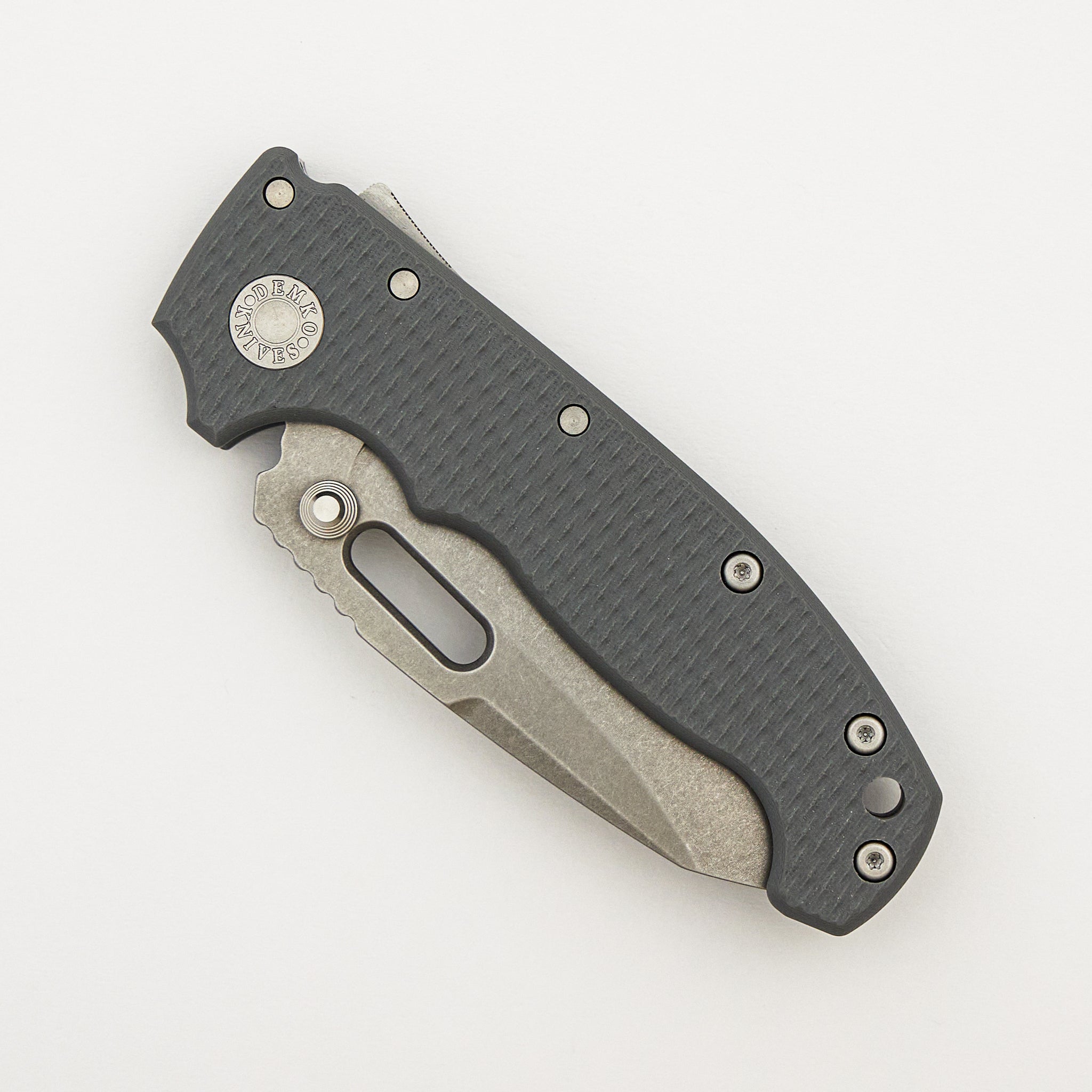 AD20 (Full Width) - MagnaCut Whaleshark Blade - Grey G10 Handle