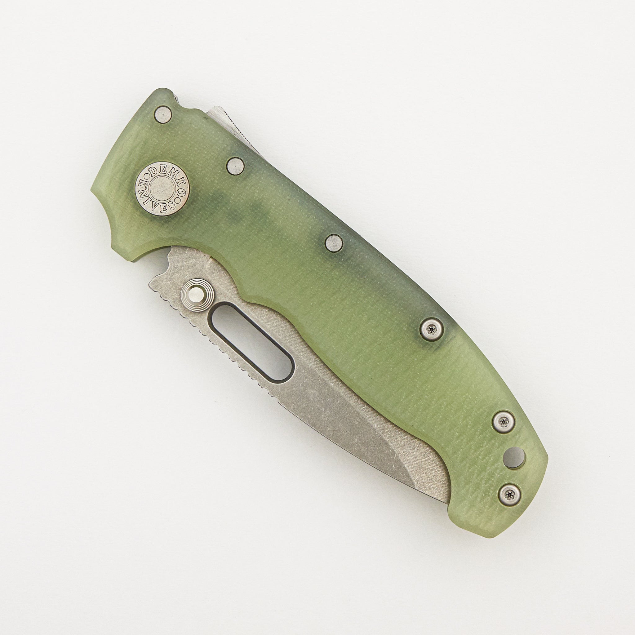 AD20 (Full Width) - MagnaCut Drop Point Blade - Natural G10 Handle