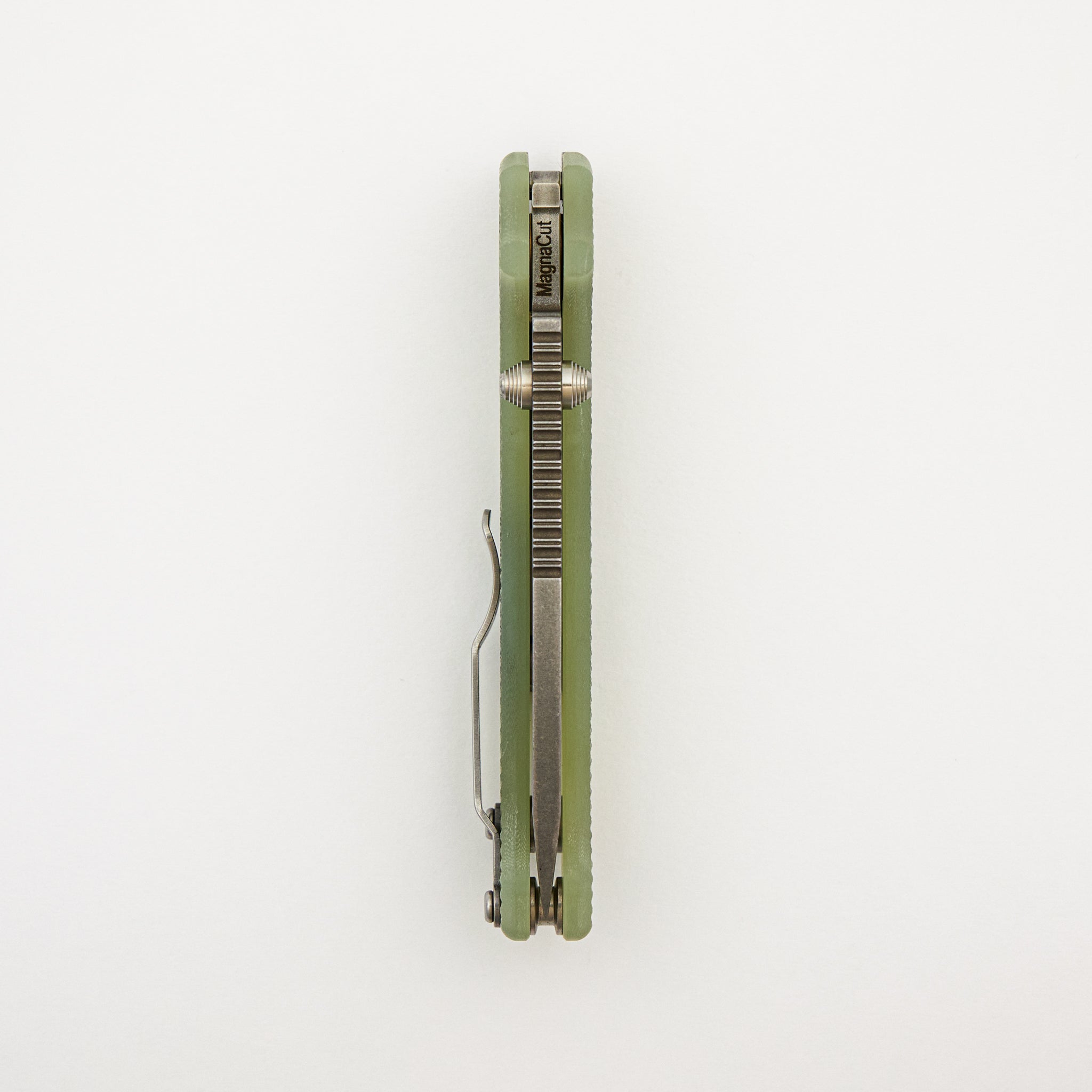 AD20 (Full Width) - MagnaCut Drop Point Blade - Natural G10 Handle