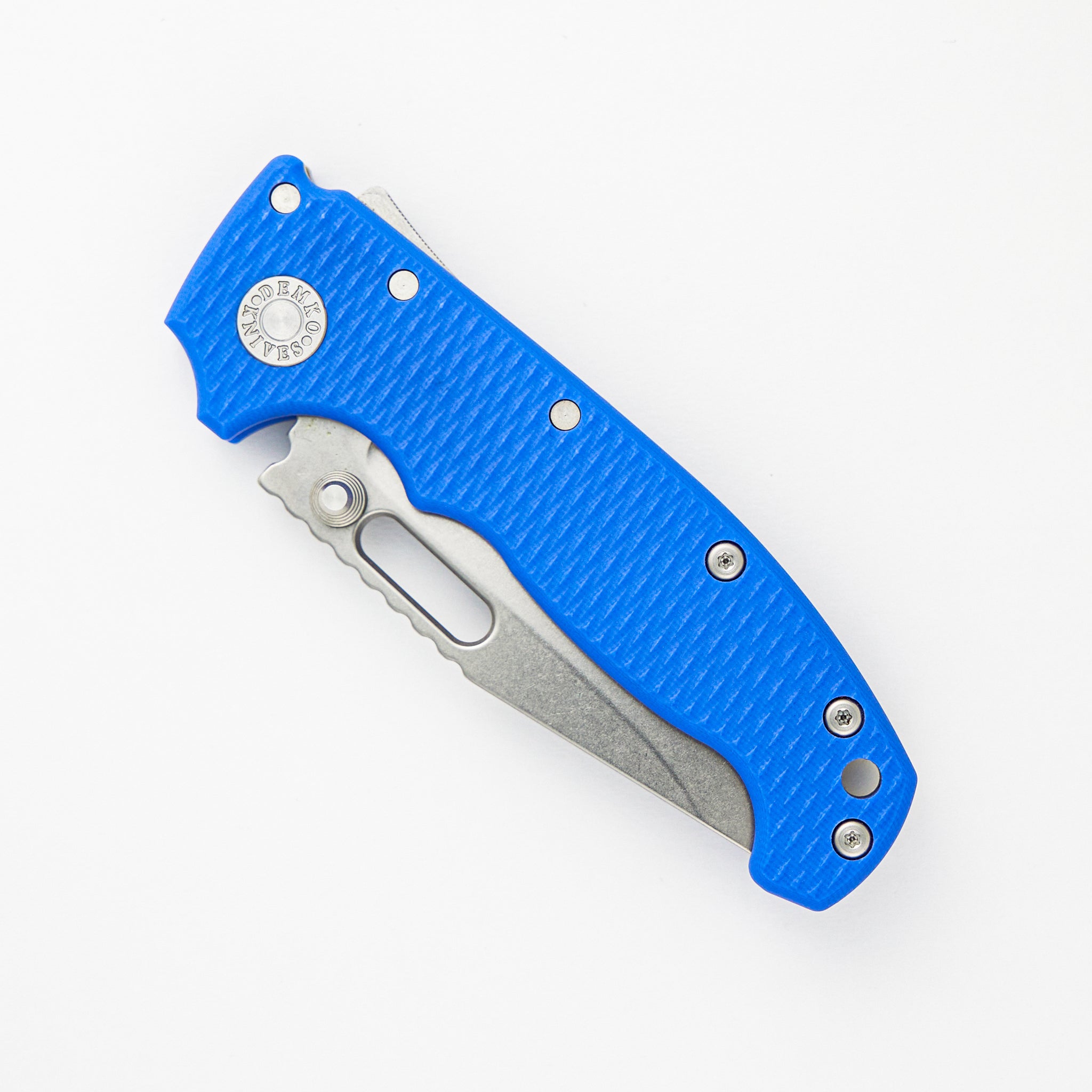 Demko Knives AD20S - Blue G10 Handle - CPM 20CV Blade